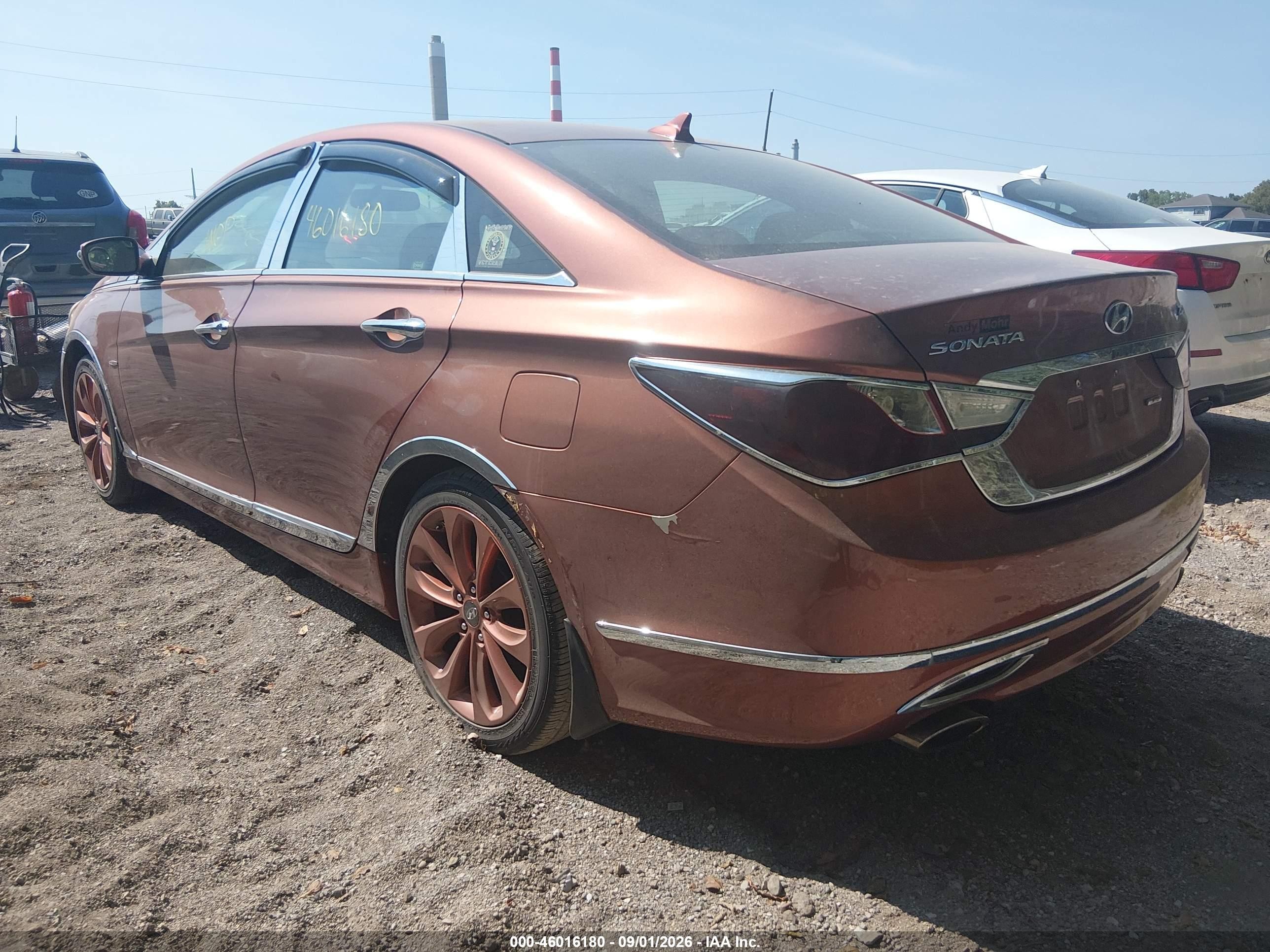 2011 Hyundai Sonata Limited 2.0t Brown vin: 5NPEC4AB8BH194397
