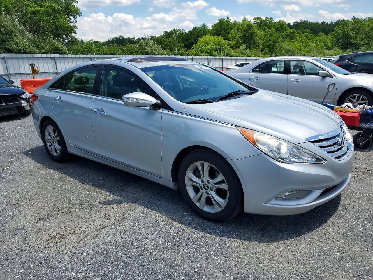 2011 Hyundai Sonata Limited 2.0t Silver vin: 5NPEC4AB8BH305109