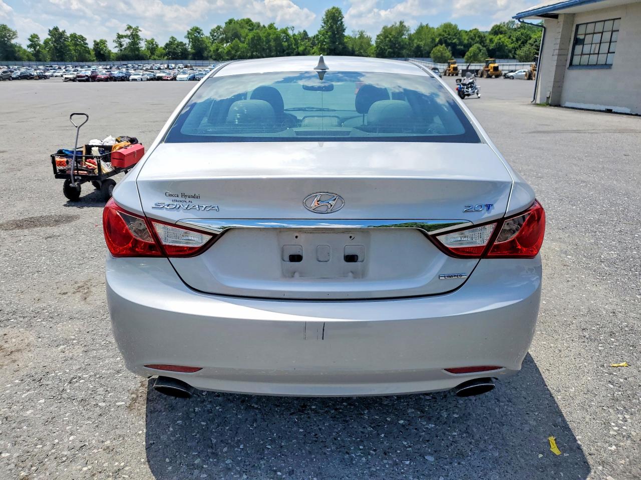 2011 Hyundai Sonata Limited 2.0t Silver vin: 5NPEC4AB8BH305109