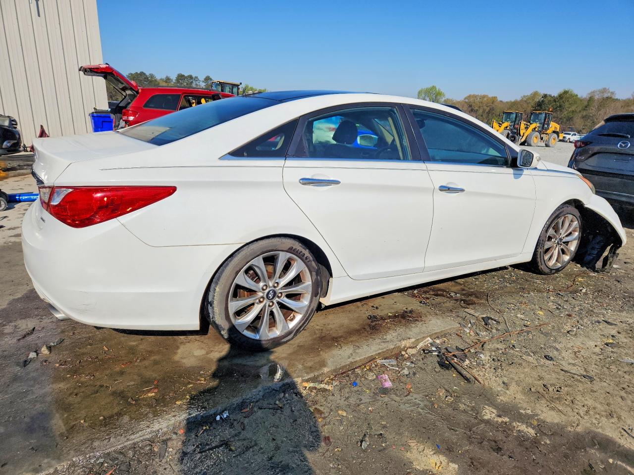 2012 Hyundai Sonata Limited 2.0t White vin: 5NPEC4AB8CH359558