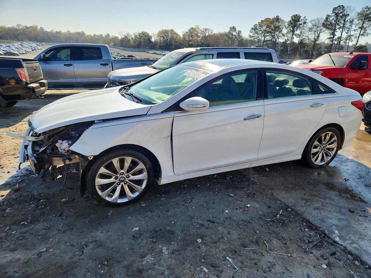 2012 Hyundai Sonata Limited 2.0t White vin: 5NPEC4AB8CH359558