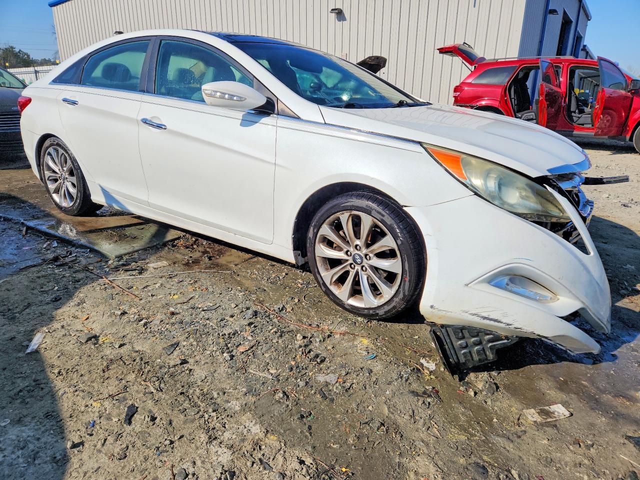 2012 Hyundai Sonata Limited 2.0t White vin: 5NPEC4AB8CH359558