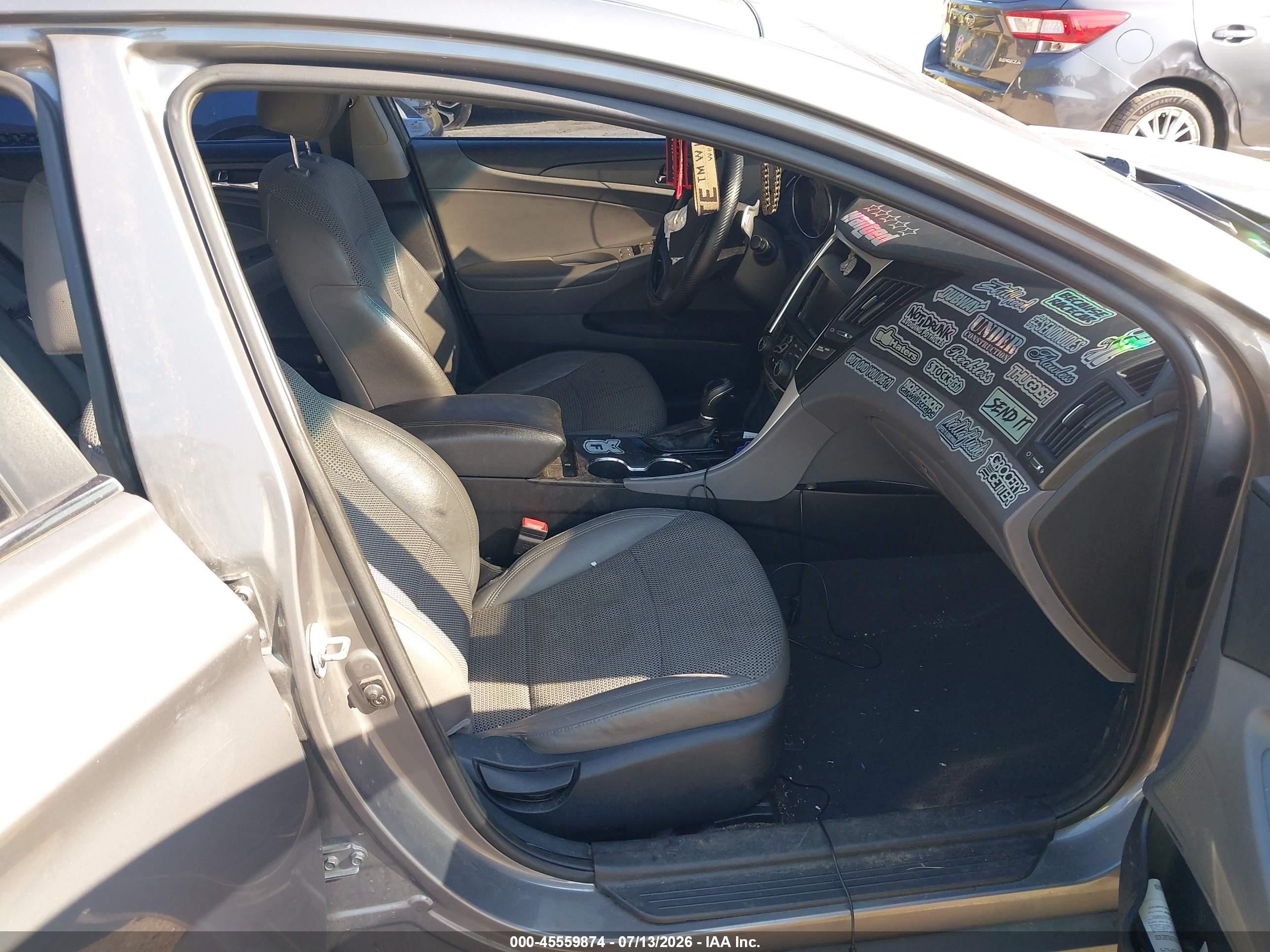2012 Hyundai Sonata Se 2.0t Gray vin: 5NPEC4AB8CH410590