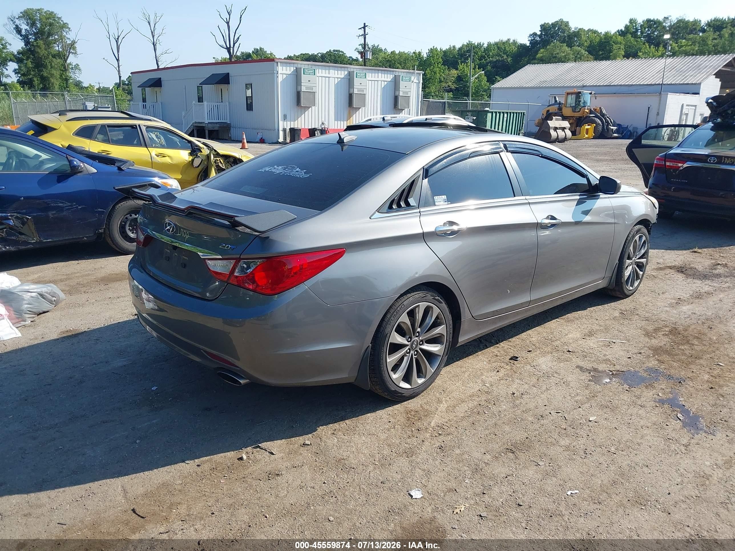 2012 Hyundai Sonata Se 2.0t Gray vin: 5NPEC4AB8CH410590