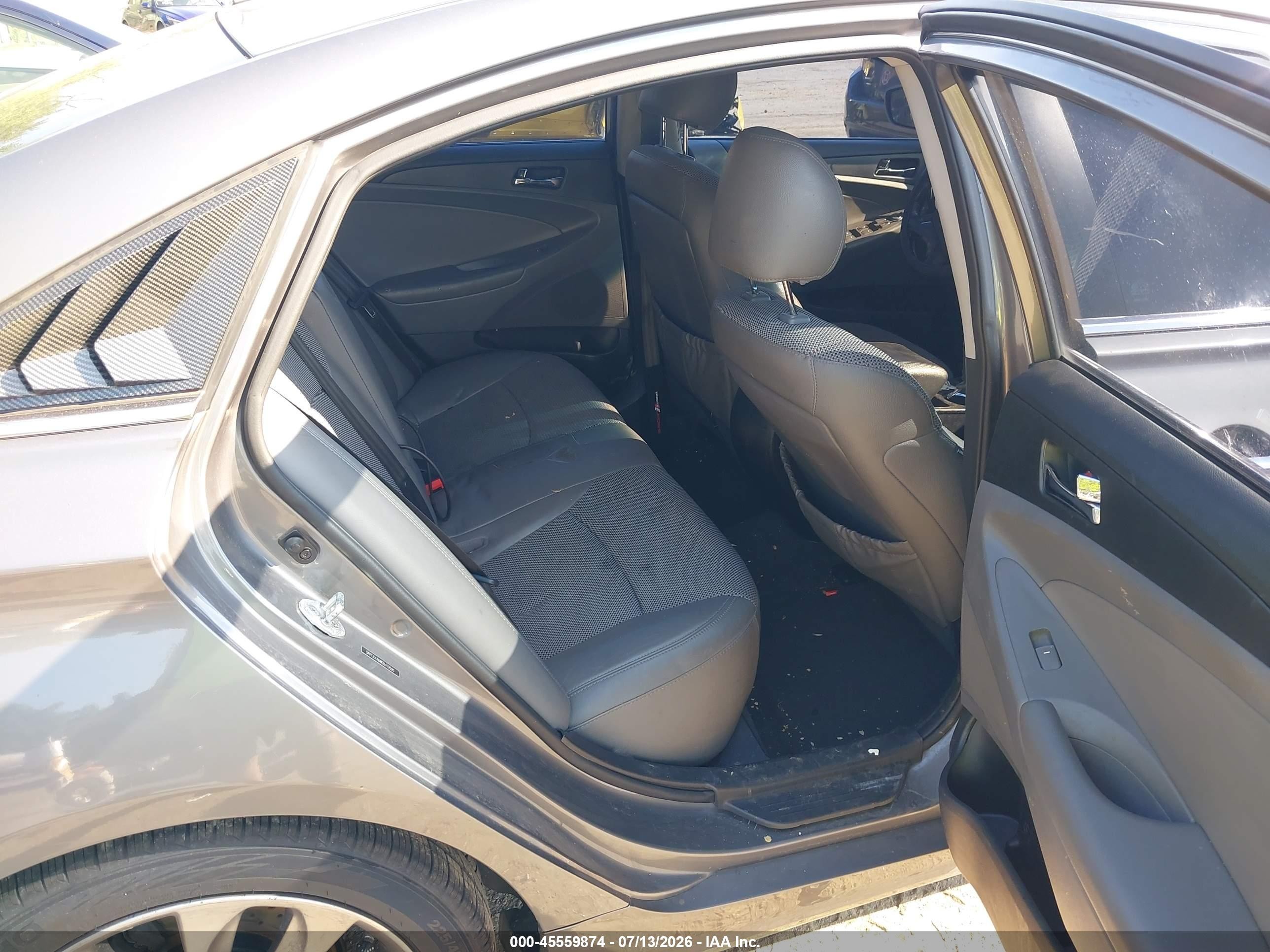 2012 Hyundai Sonata Se 2.0t Gray vin: 5NPEC4AB8CH410590