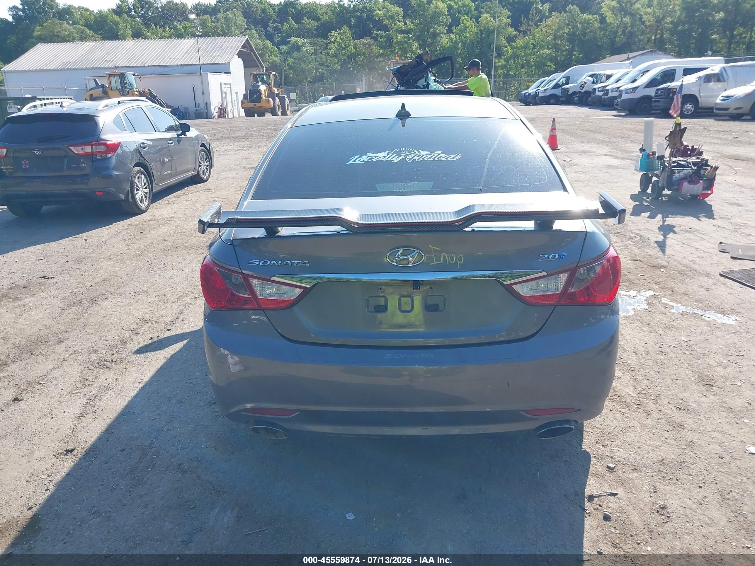 2012 Hyundai Sonata Se 2.0t Gray vin: 5NPEC4AB8CH410590
