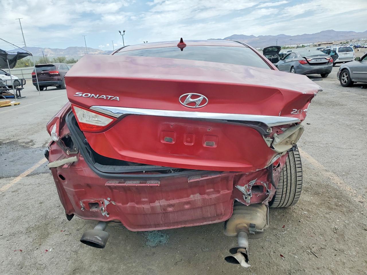 2012 Hyundai Sonata Se 2.0t Red vin: 5NPEC4AB8CH413487