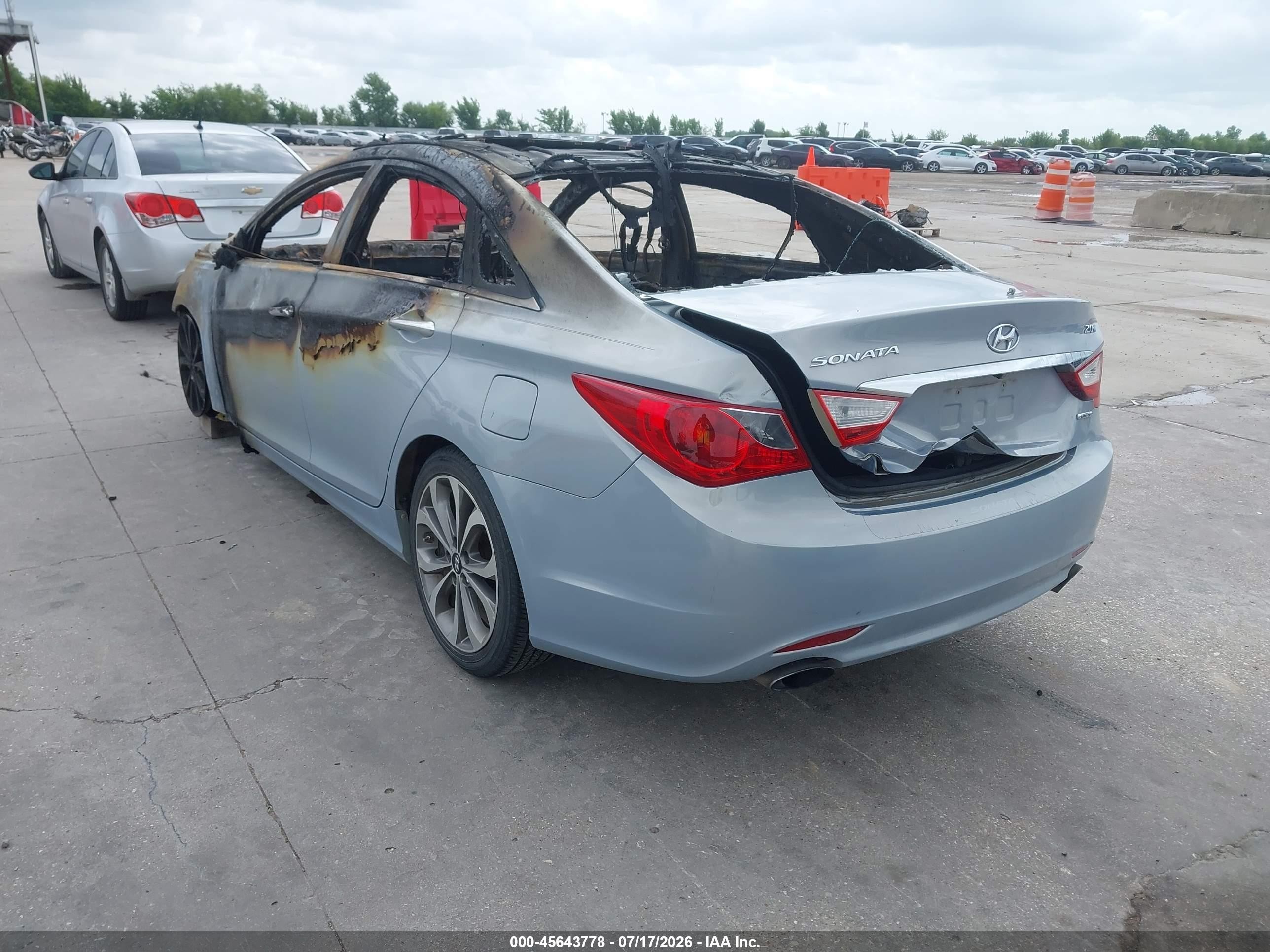 2013 Hyundai Sonata Limited 2.0t Gray vin: 5NPEC4AB8DH582491