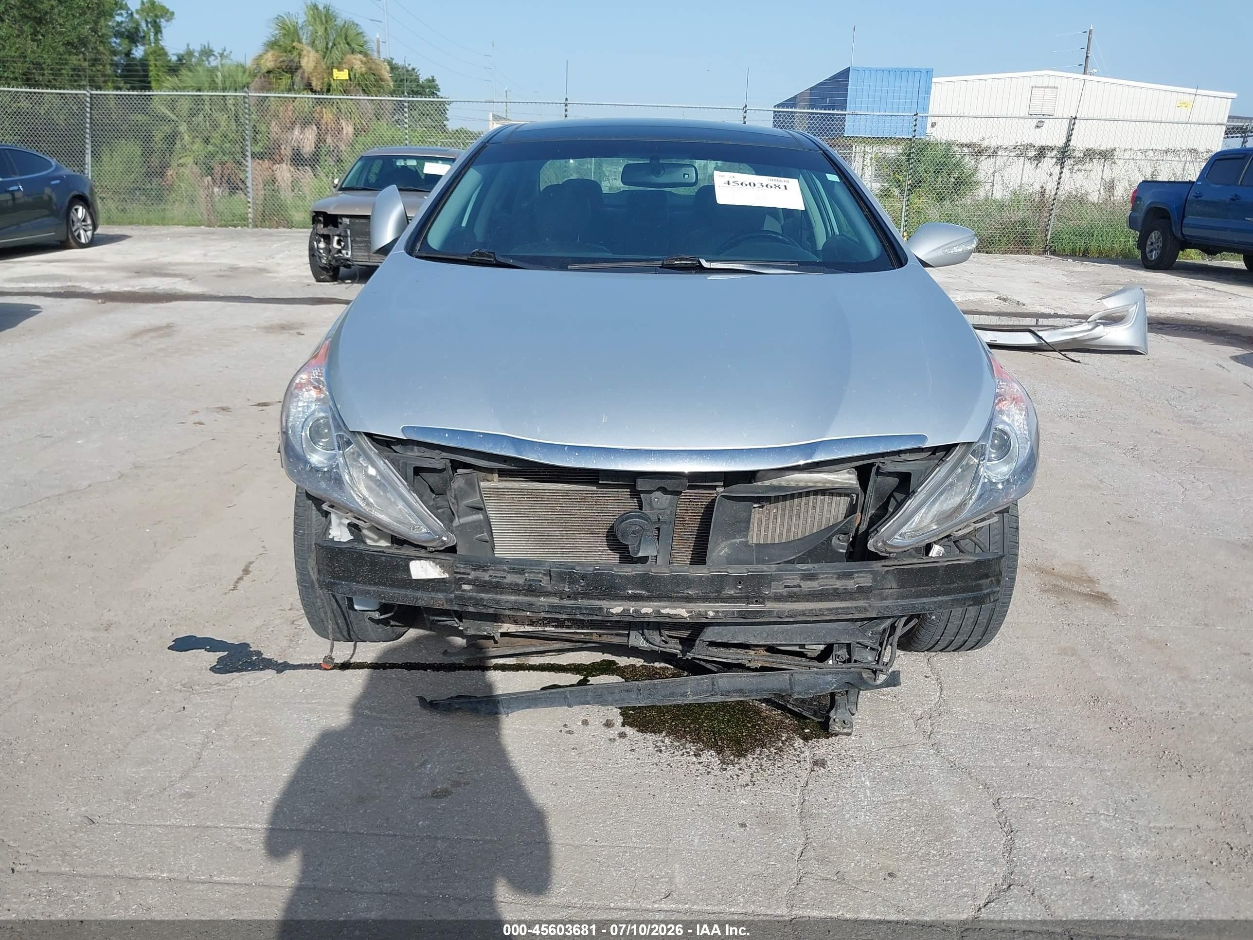 2013 Hyundai Sonata Limited 2.0t Silver vin: 5NPEC4AB8DH682851