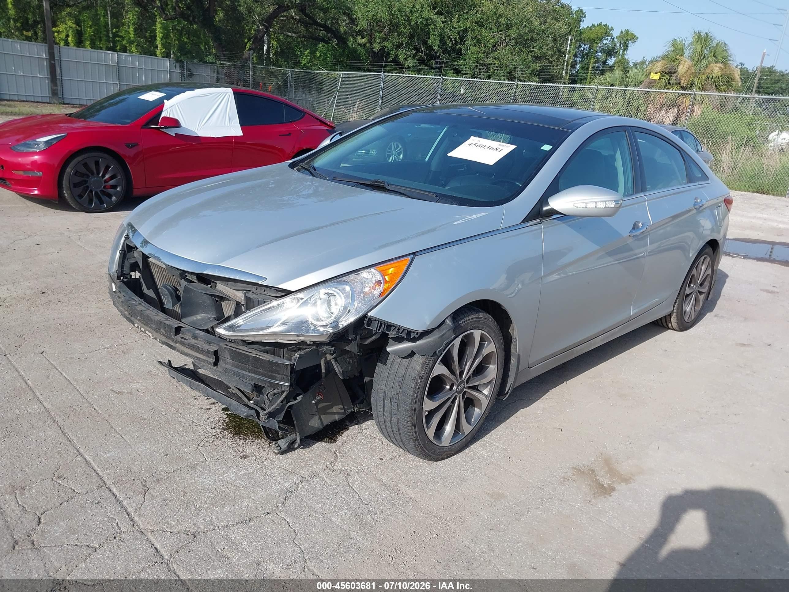 2013 Hyundai Sonata Limited 2.0t Silver vin: 5NPEC4AB8DH682851