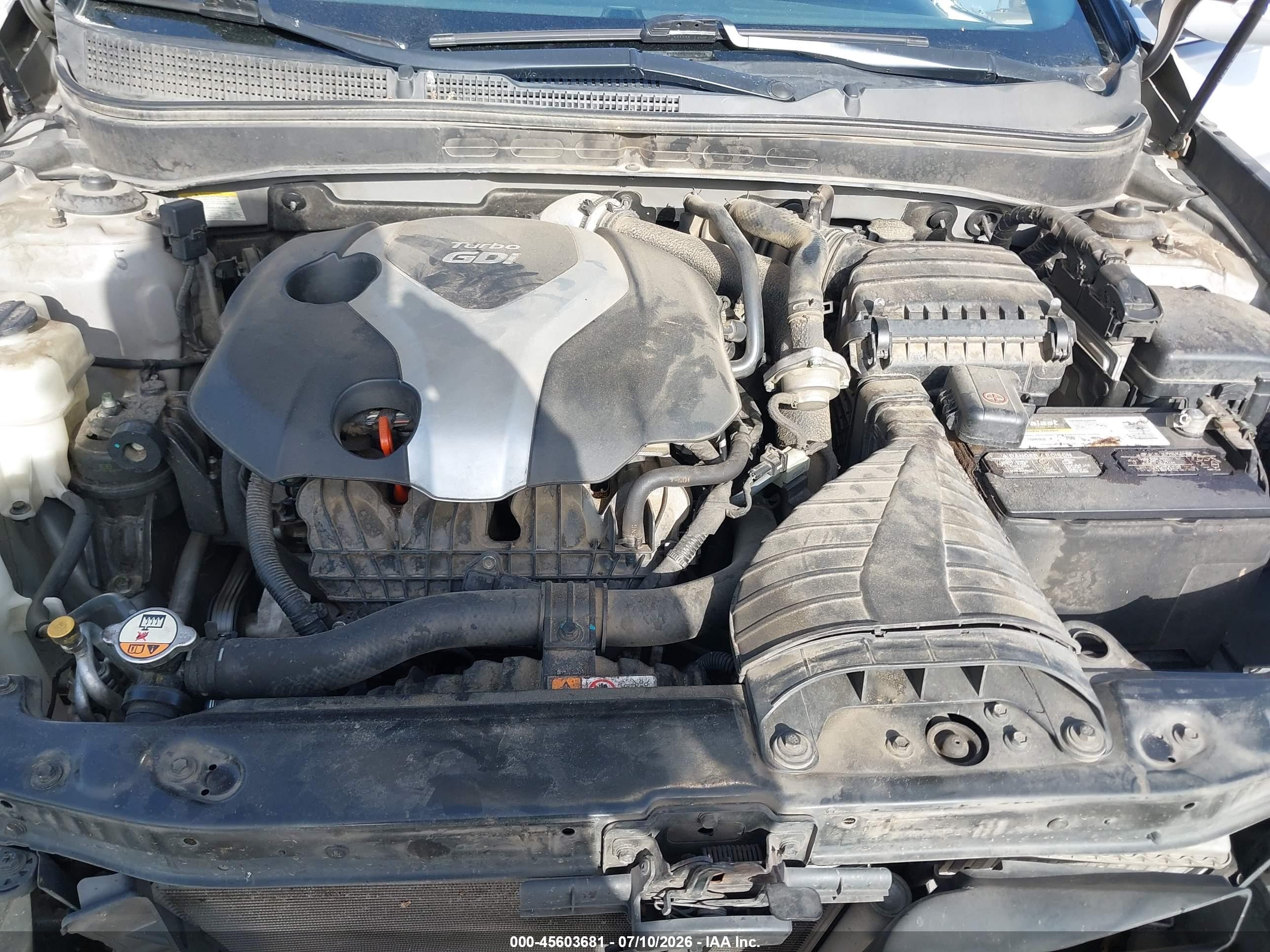 2013 Hyundai Sonata Limited 2.0t Silver vin: 5NPEC4AB8DH682851