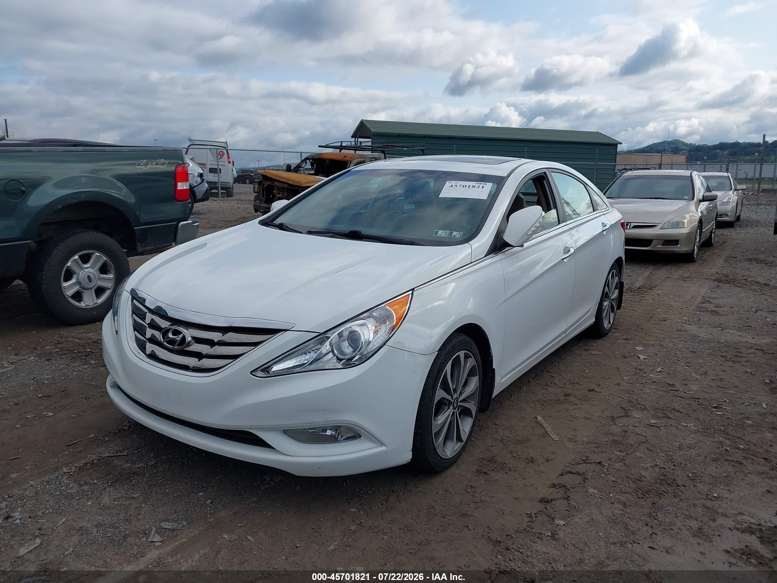 2013 Hyundai Sonata Limited 2.0t Белый vin: 5NPEC4AB8DH720191