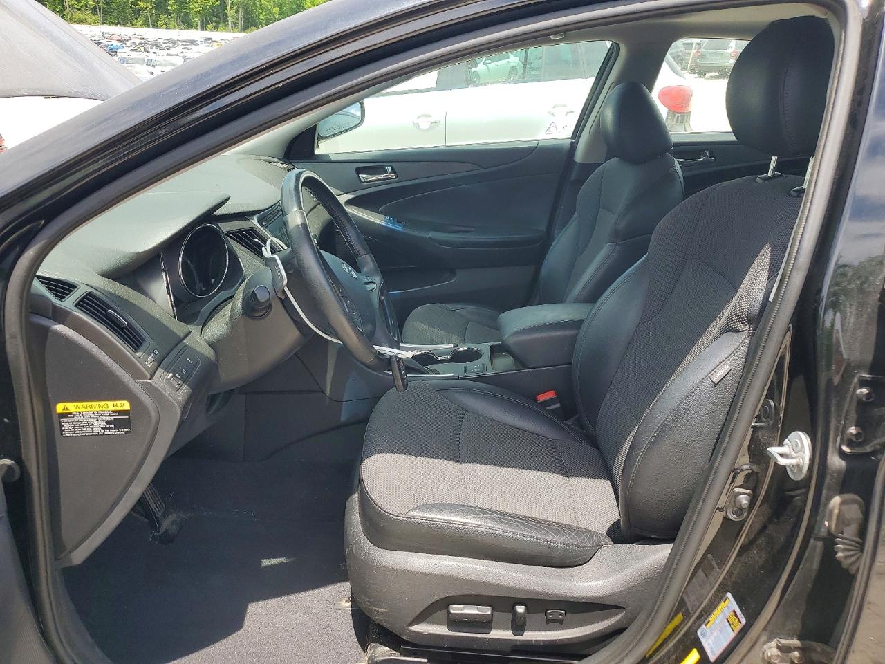 2013 Hyundai Sonata Se 2.0t Black vin: 5NPEC4AB8DH752512