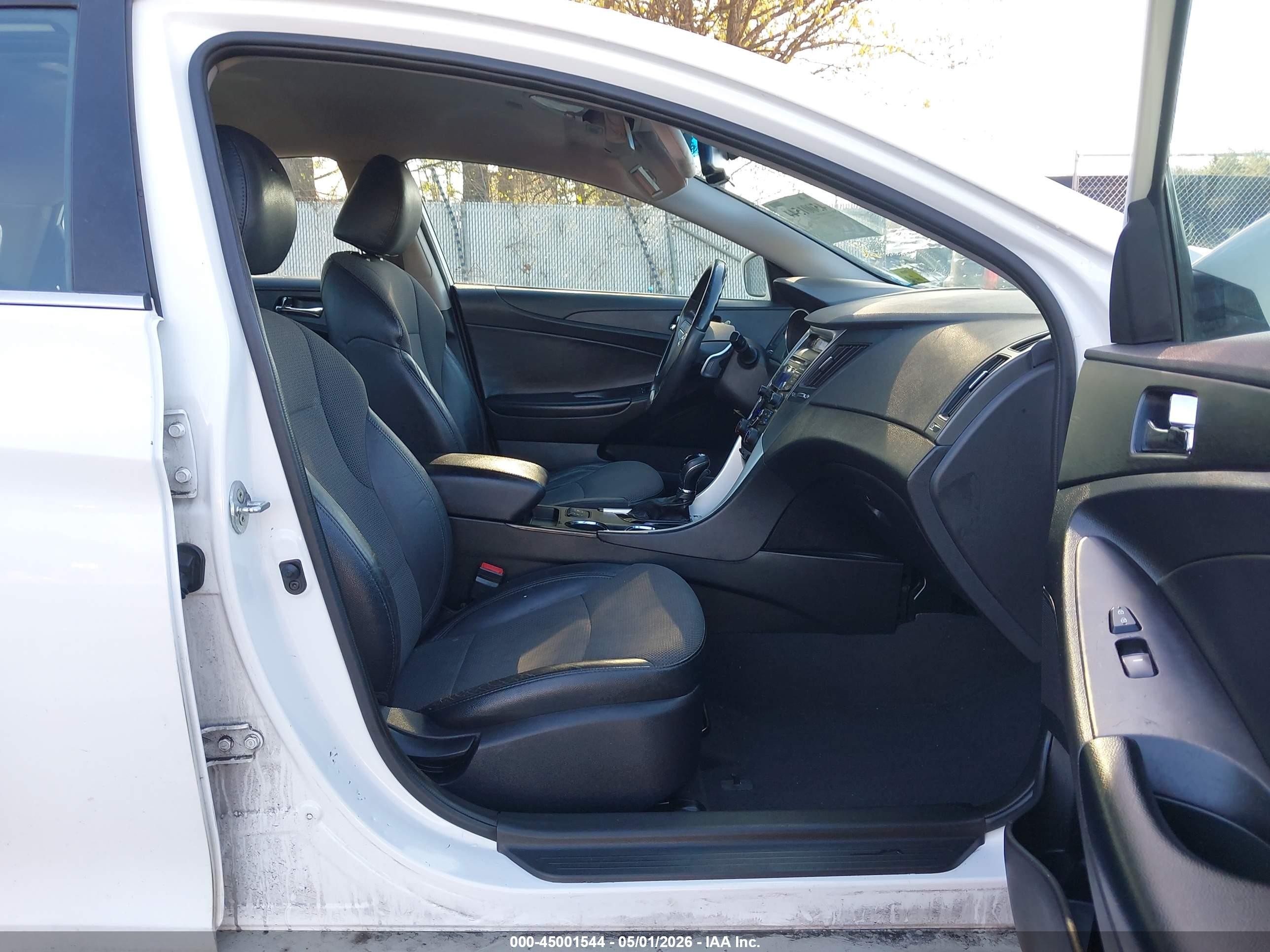 2013 Hyundai Sonata Se 2.0t White vin: 5NPEC4AB8DH799720