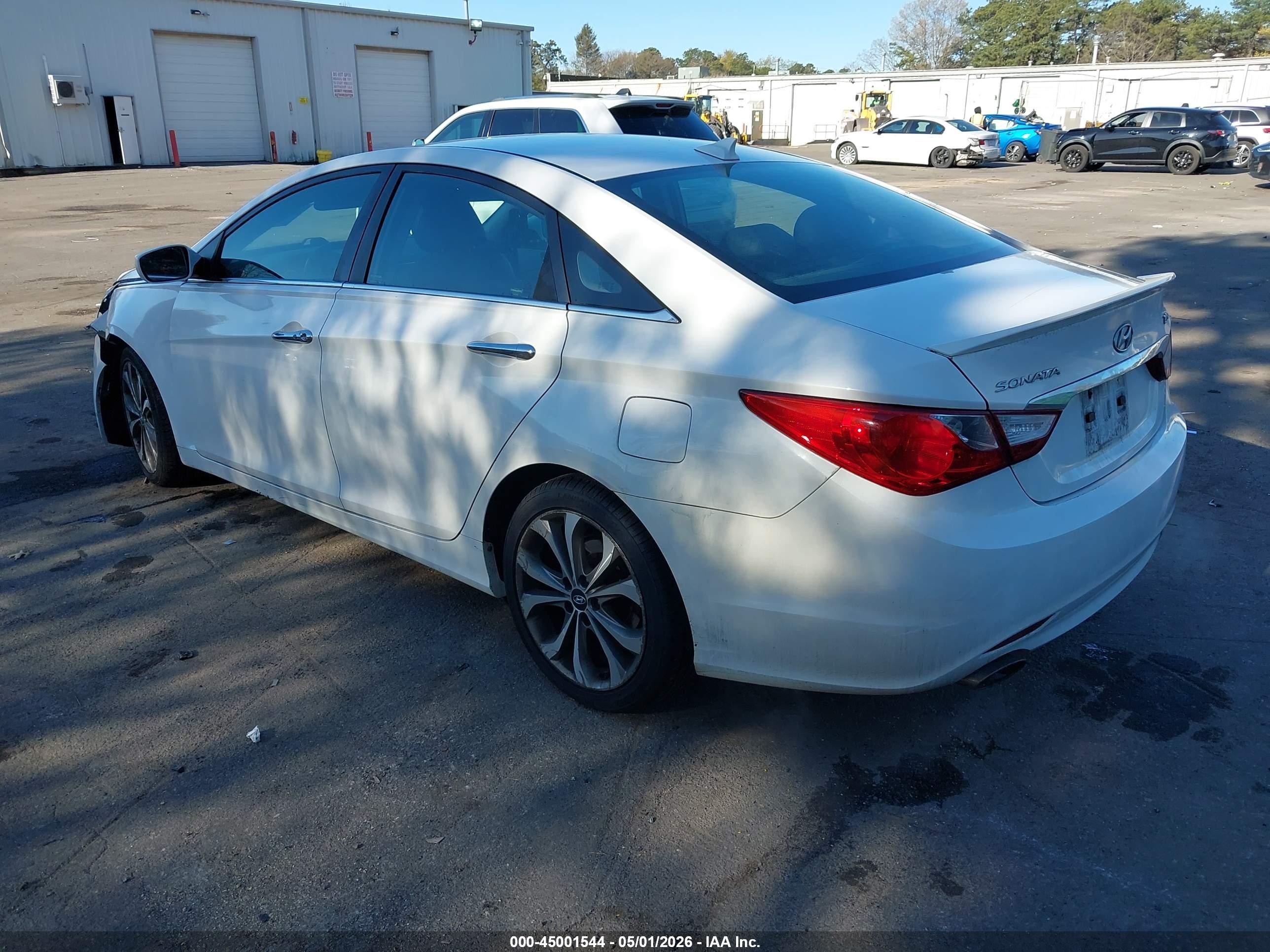2013 Hyundai Sonata Se 2.0t White vin: 5NPEC4AB8DH799720