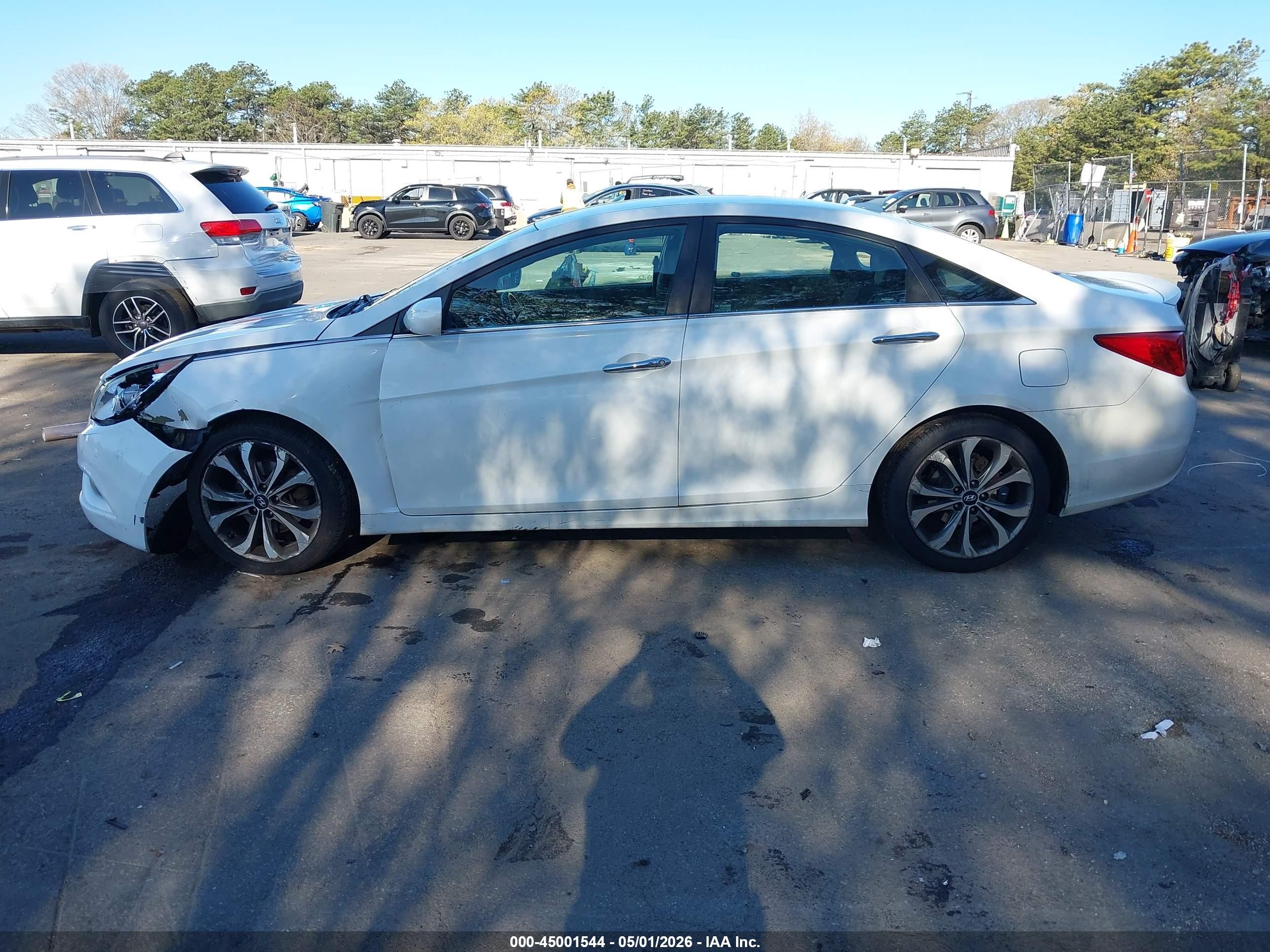 2013 Hyundai Sonata Se 2.0t White vin: 5NPEC4AB8DH799720