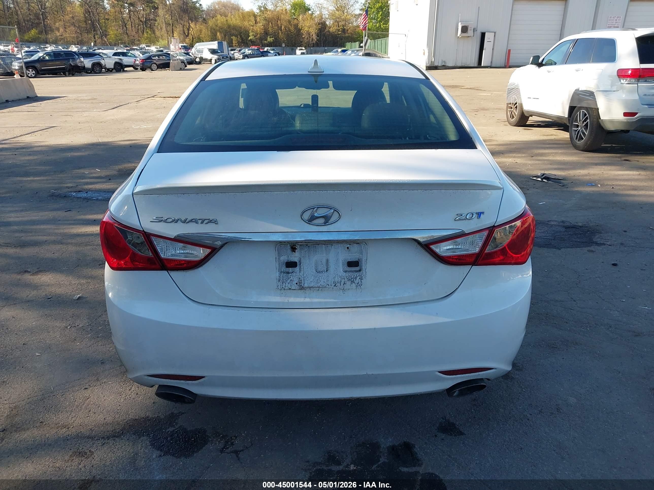 2013 Hyundai Sonata Se 2.0t White vin: 5NPEC4AB8DH799720