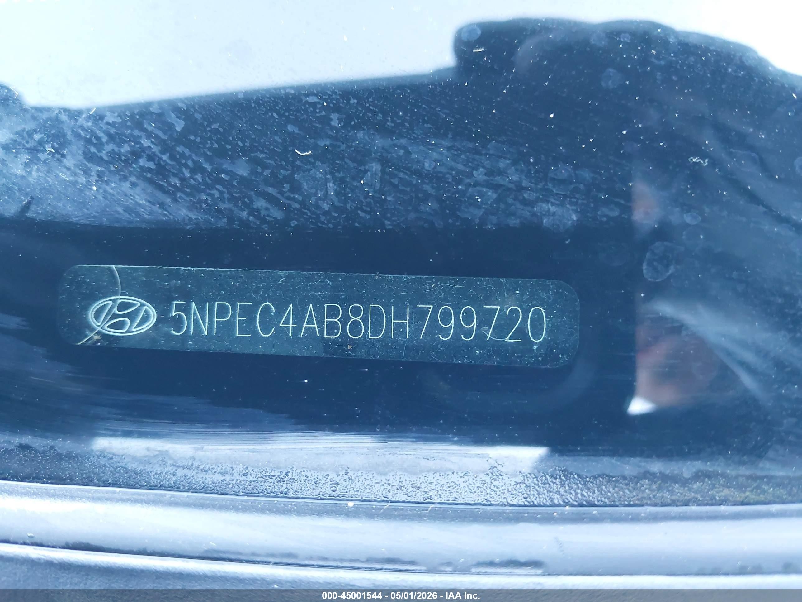 2013 Hyundai Sonata Se 2.0t White vin: 5NPEC4AB8DH799720