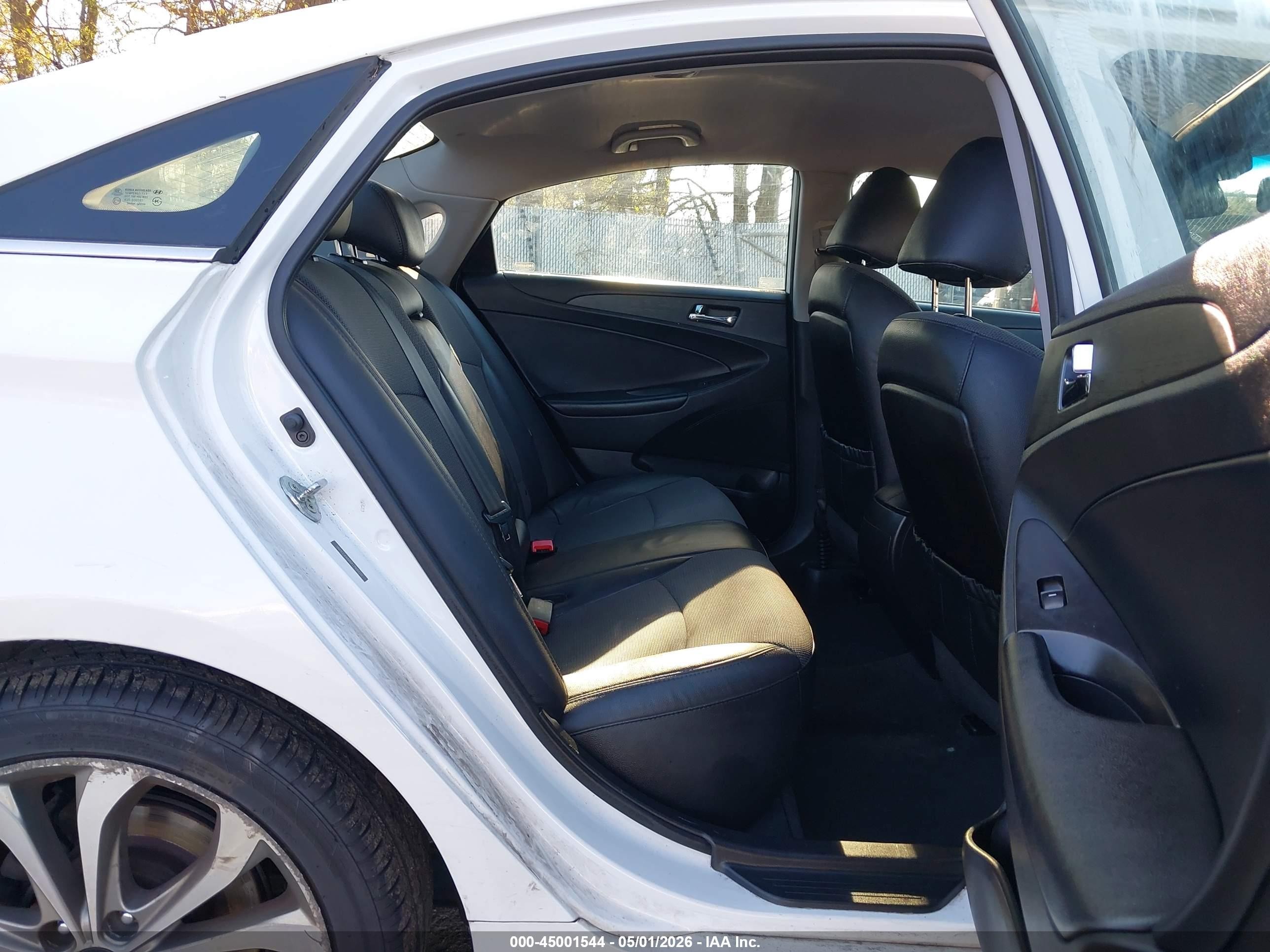 2013 Hyundai Sonata Se 2.0t White vin: 5NPEC4AB8DH799720