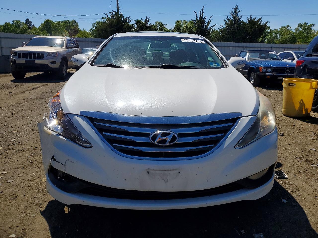 2014 Hyundai Sonata Se 2.0t White vin: 5NPEC4AB8EH813844