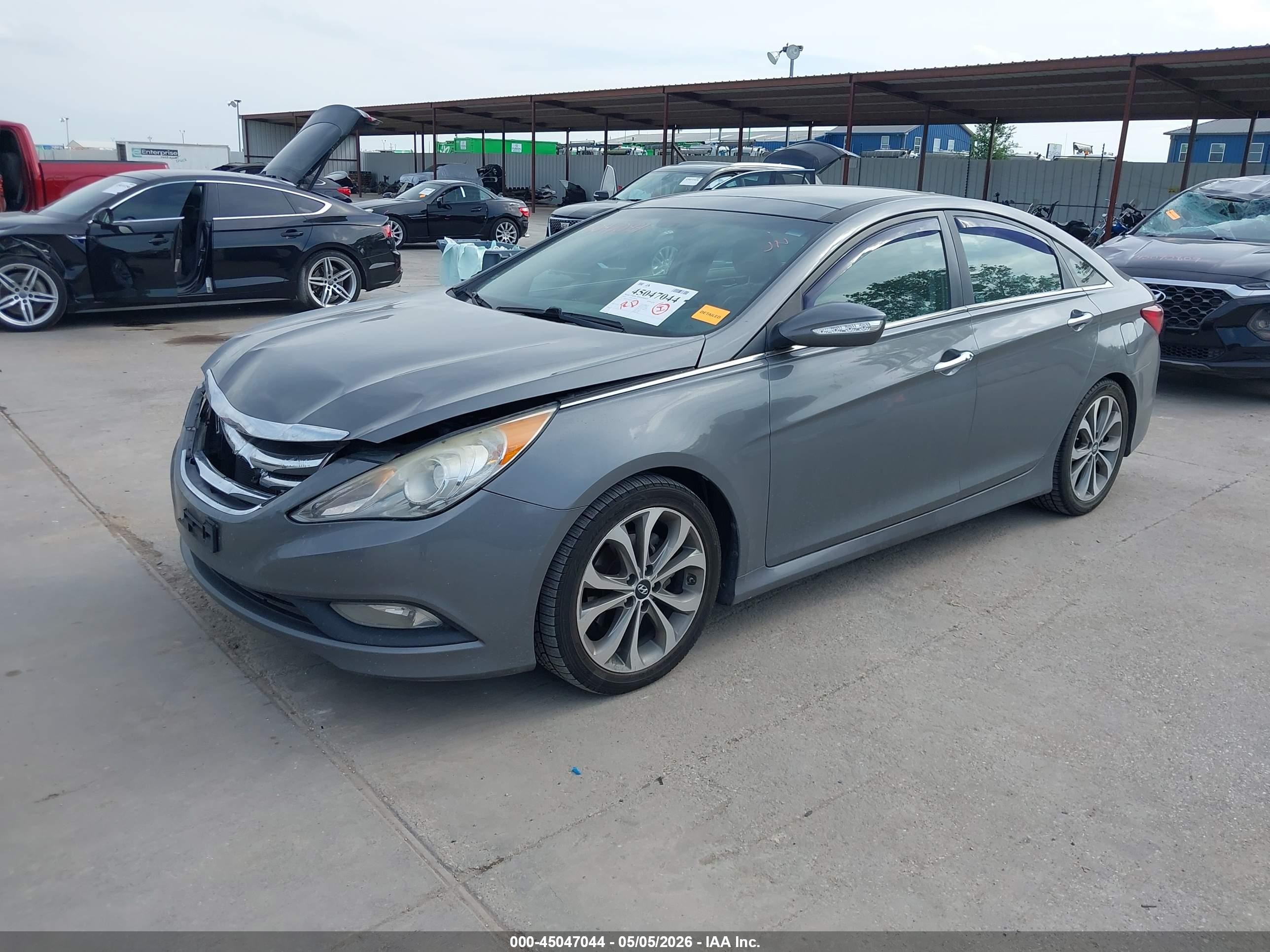 2014 Hyundai Sonata Limited 2.0t Gray vin: 5NPEC4AB8EH825704