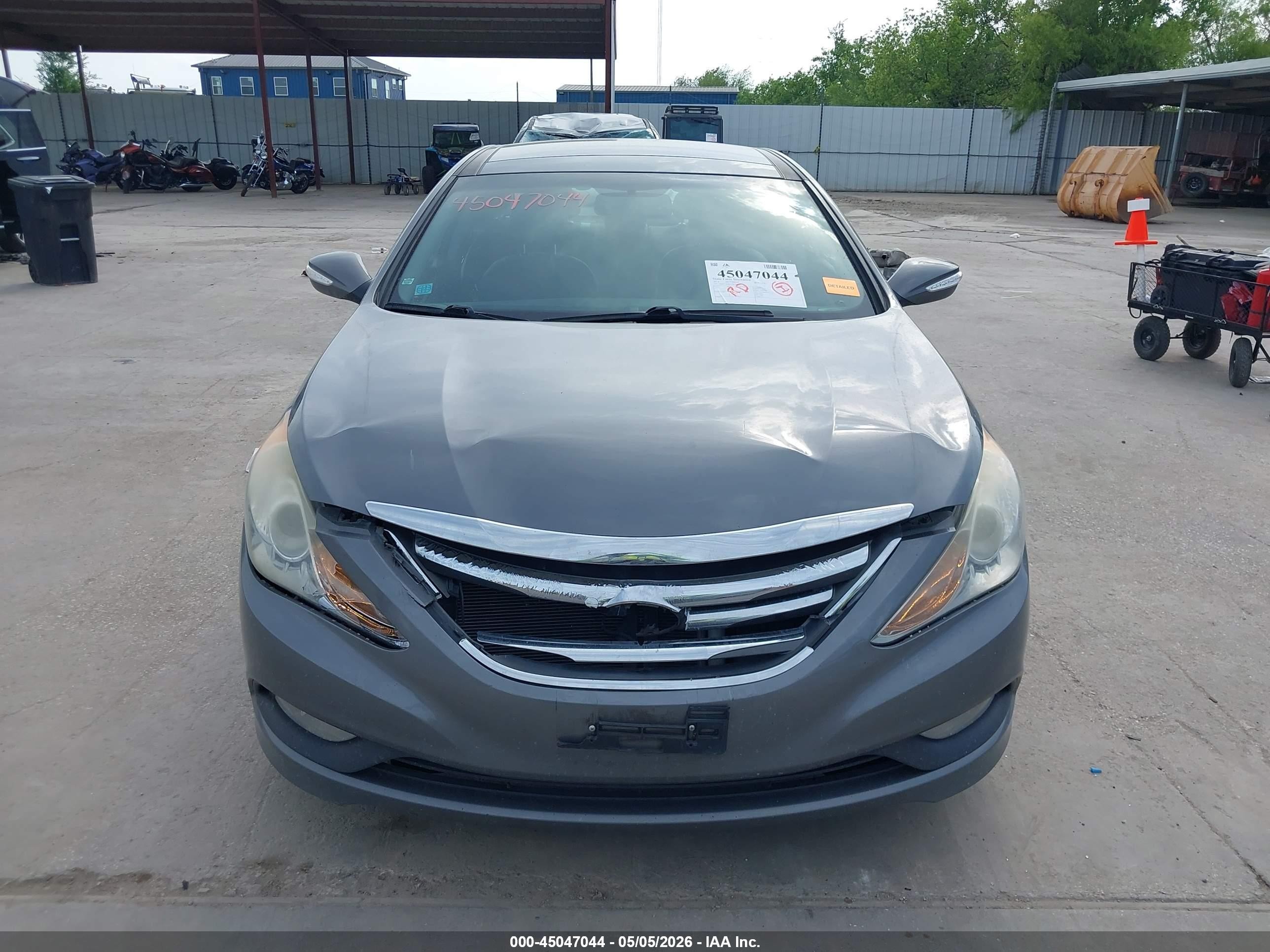 2014 Hyundai Sonata Limited 2.0t Gray vin: 5NPEC4AB8EH825704