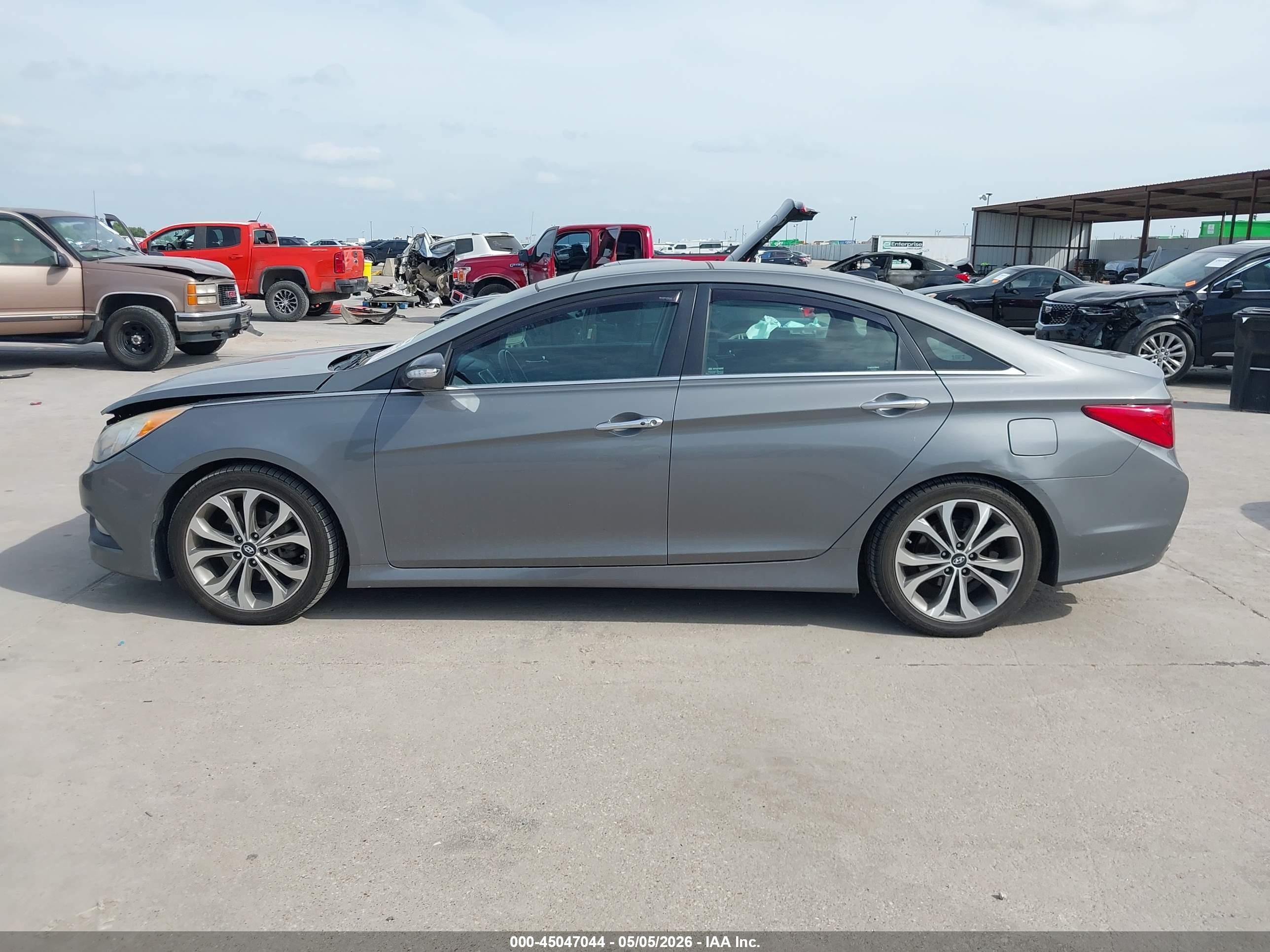 2014 Hyundai Sonata Limited 2.0t Gray vin: 5NPEC4AB8EH825704