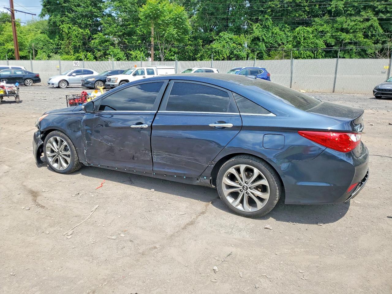 2014 Hyundai Sonata Limited 2.0t Charcoal vin: 5NPEC4AB8EH845256
