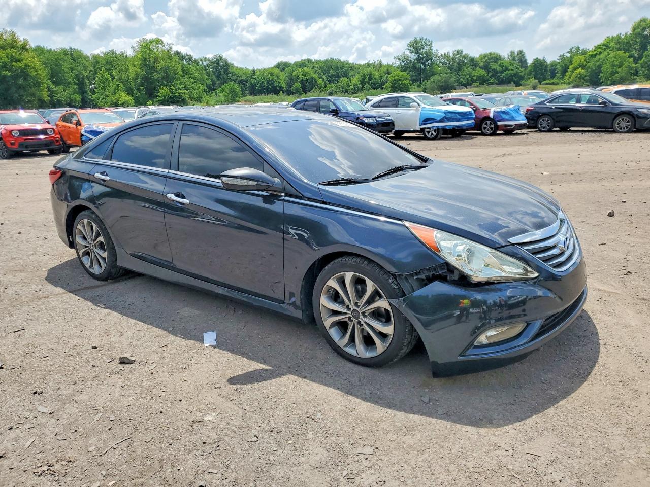 2014 Hyundai Sonata Limited 2.0t Charcoal vin: 5NPEC4AB8EH845256