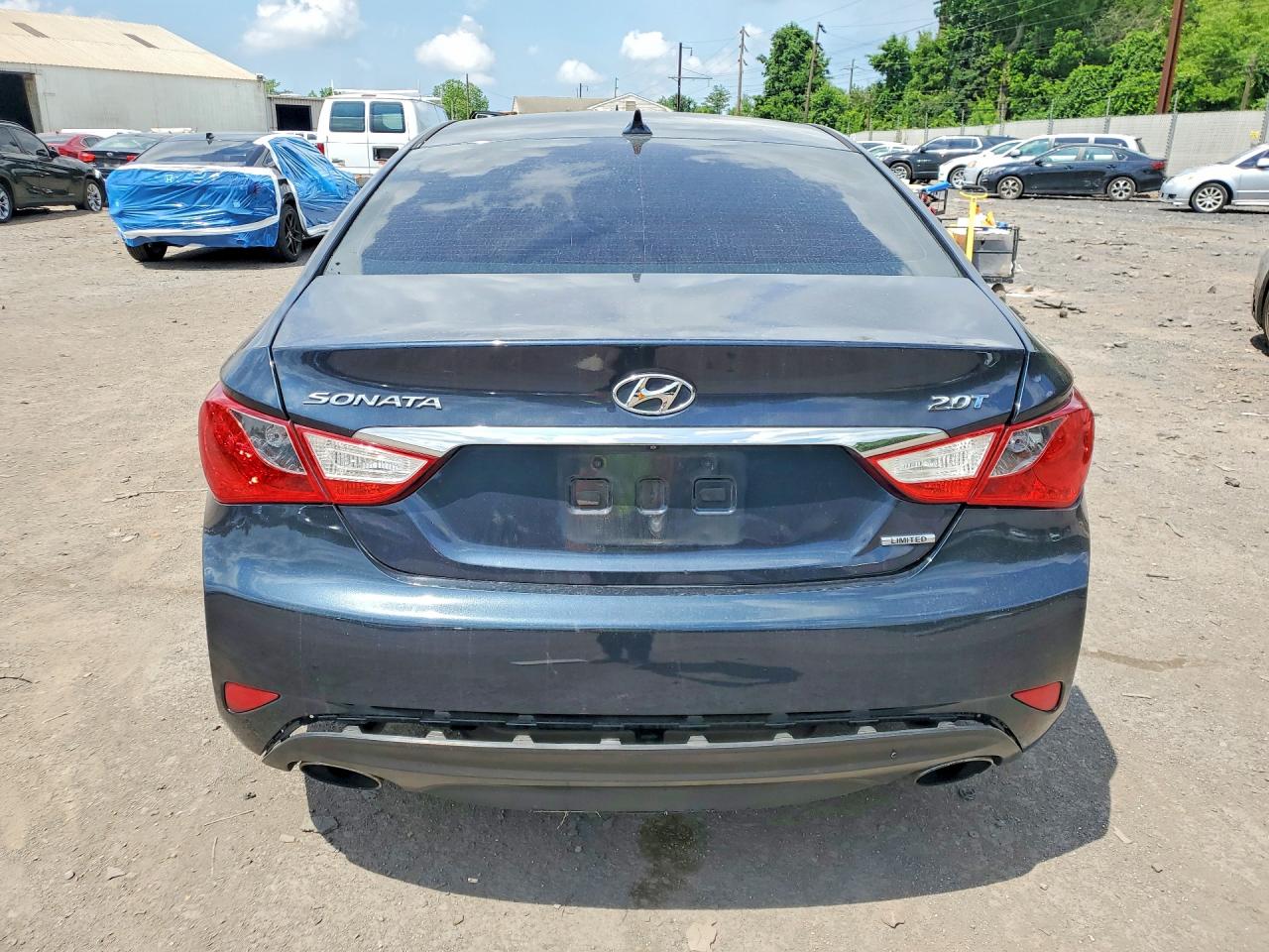 2014 Hyundai Sonata Limited 2.0t Charcoal vin: 5NPEC4AB8EH845256