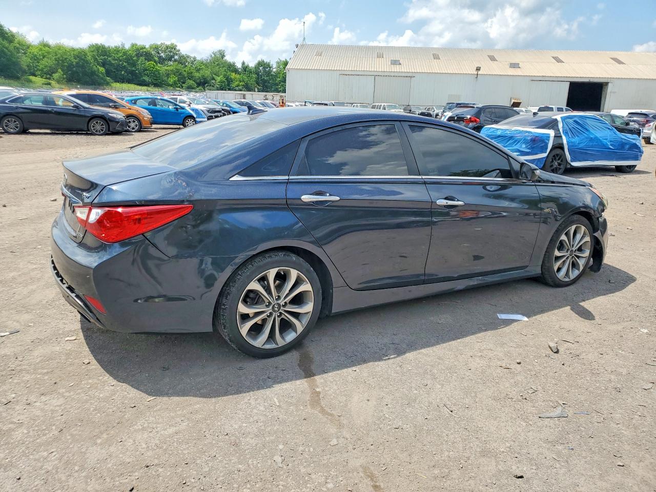 2014 Hyundai Sonata Limited 2.0t Charcoal vin: 5NPEC4AB8EH845256