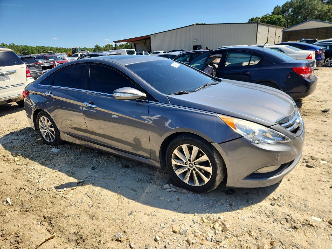2014 Hyundai Sonata Limited 2.0t Gray vin: 5NPEC4AB8EH914396