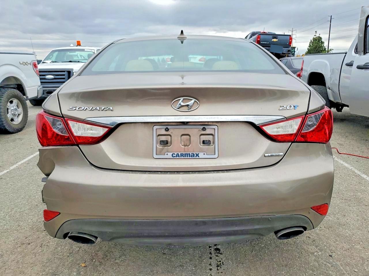 2014 Hyundai Sonata Limited 2.0t Gray vin: 5NPEC4AB8EH916312