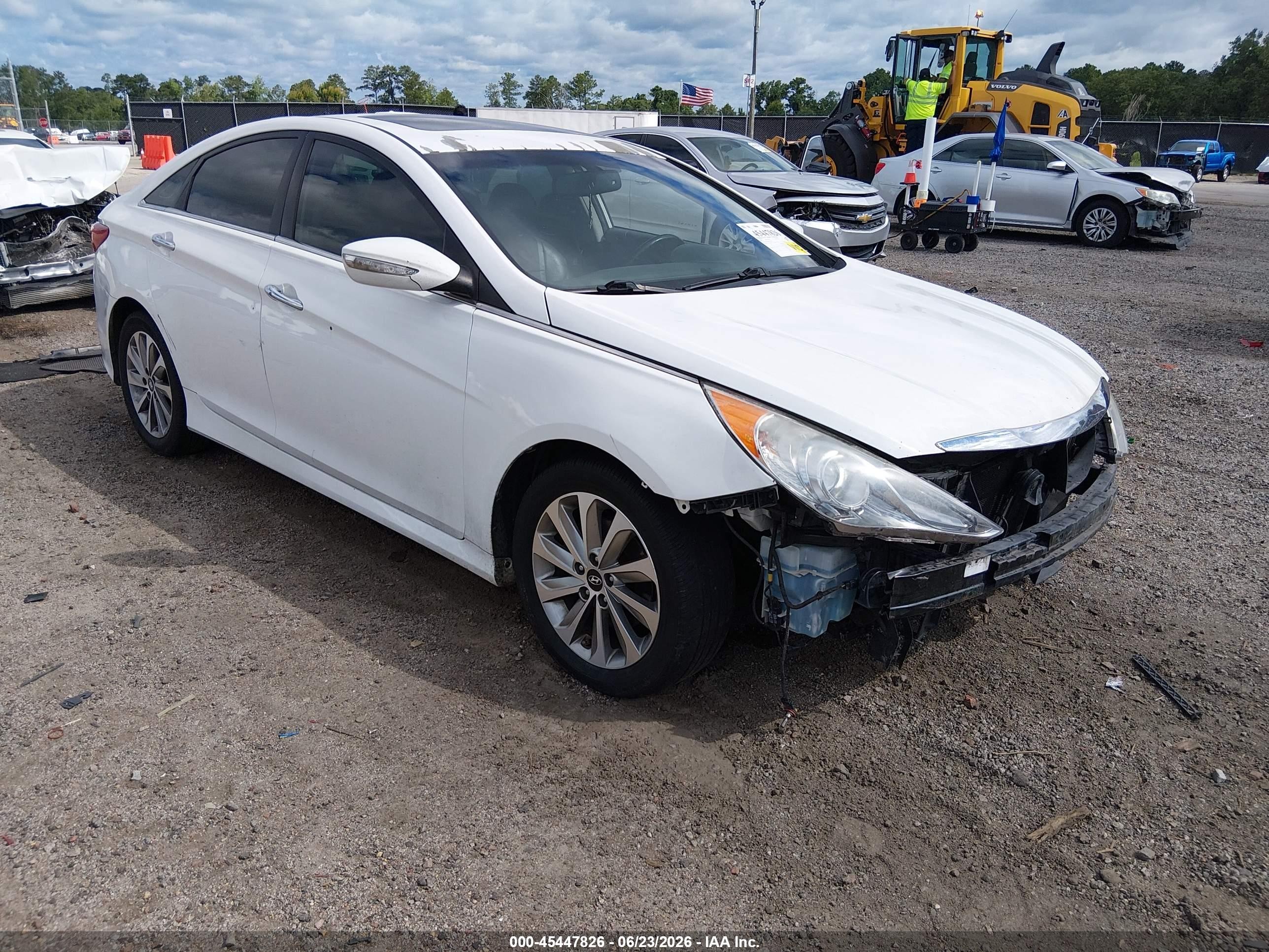 2014 Hyundai Sonata Limited 2.0t Белый vin: 5NPEC4AB8EH932929