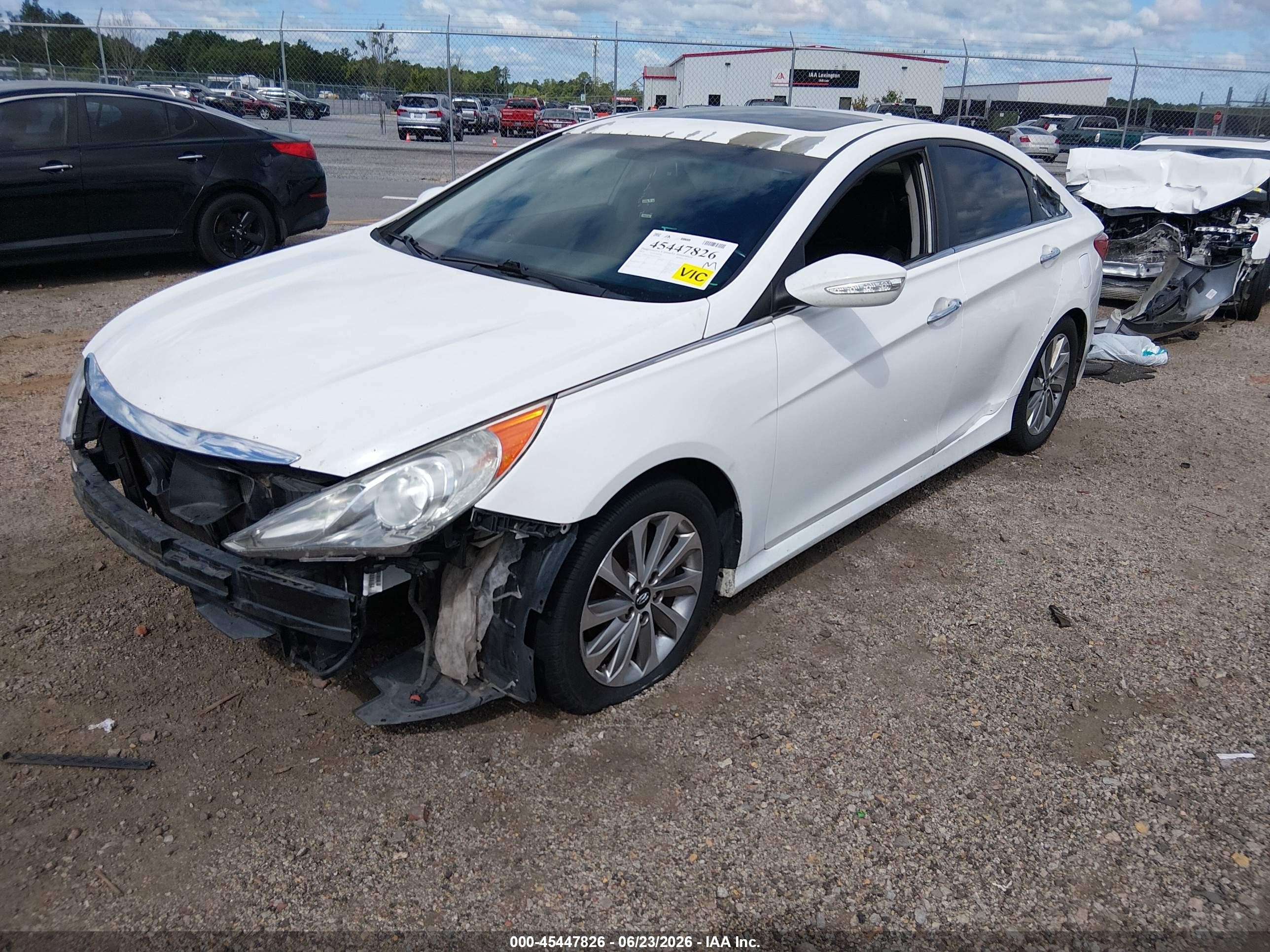 2014 Hyundai Sonata Limited 2.0t White vin: 5NPEC4AB8EH932929