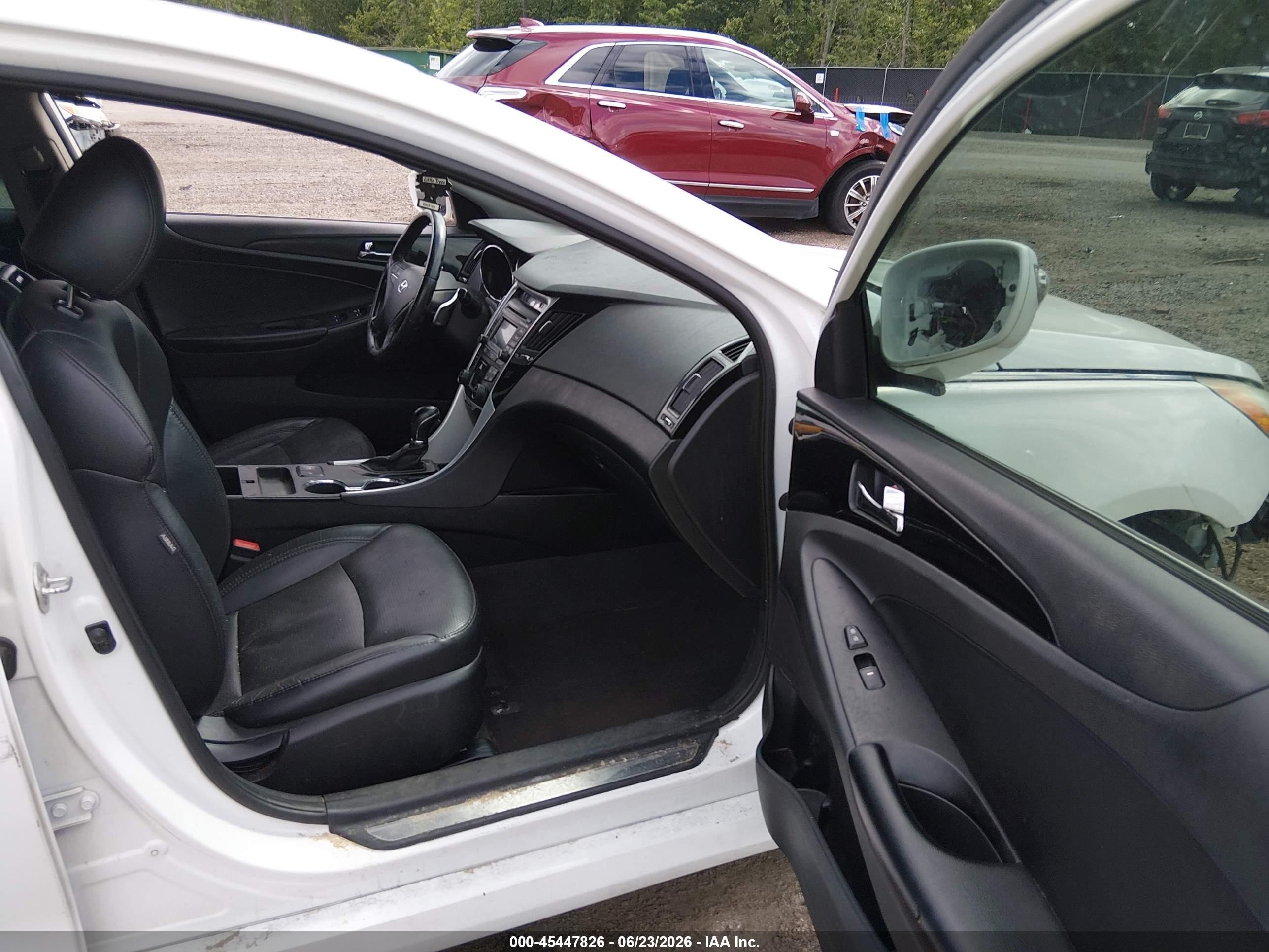 2014 Hyundai Sonata Limited 2.0t White vin: 5NPEC4AB8EH932929