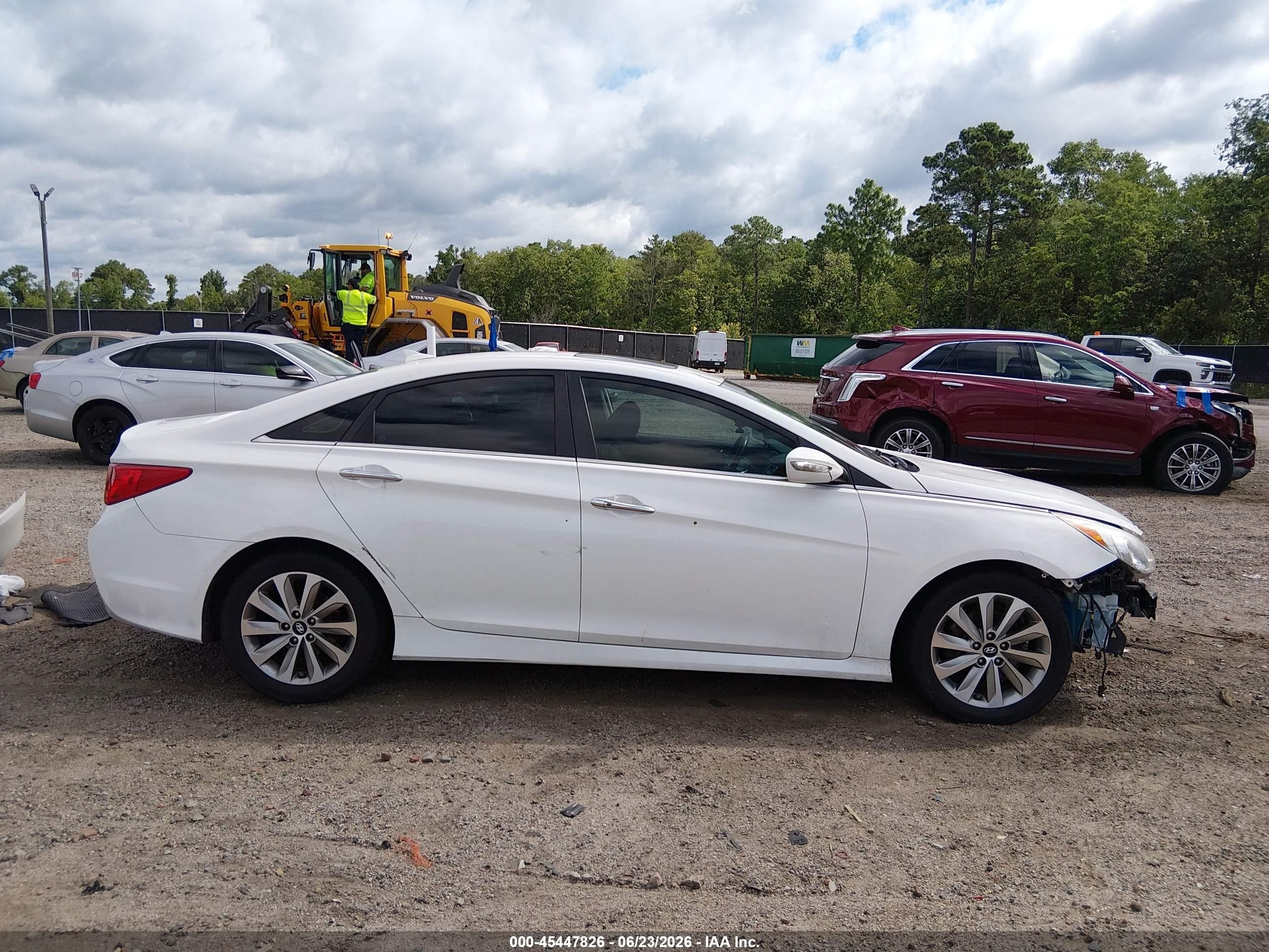 2014 Hyundai Sonata Limited 2.0t White vin: 5NPEC4AB8EH932929