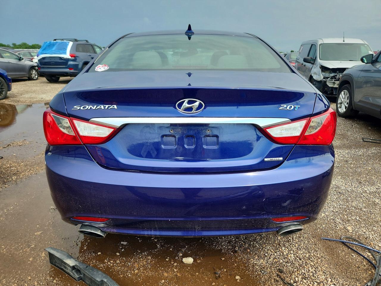 2011 Hyundai Sonata Limited 2.0t Синий vin: 5NPEC4AB9BH213703