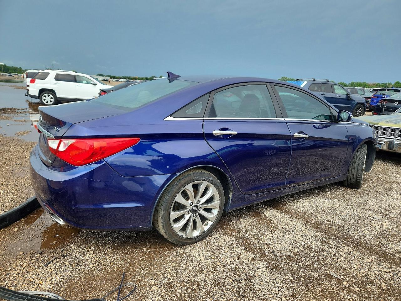 2011 Hyundai Sonata Limited 2.0t Синий vin: 5NPEC4AB9BH213703