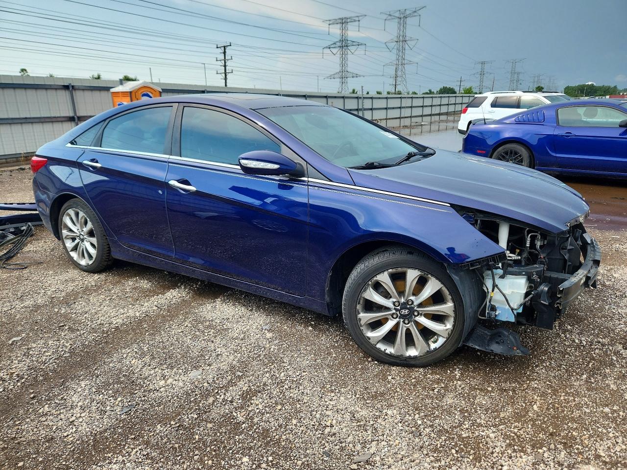 2011 Hyundai Sonata Limited 2.0t Синий vin: 5NPEC4AB9BH213703