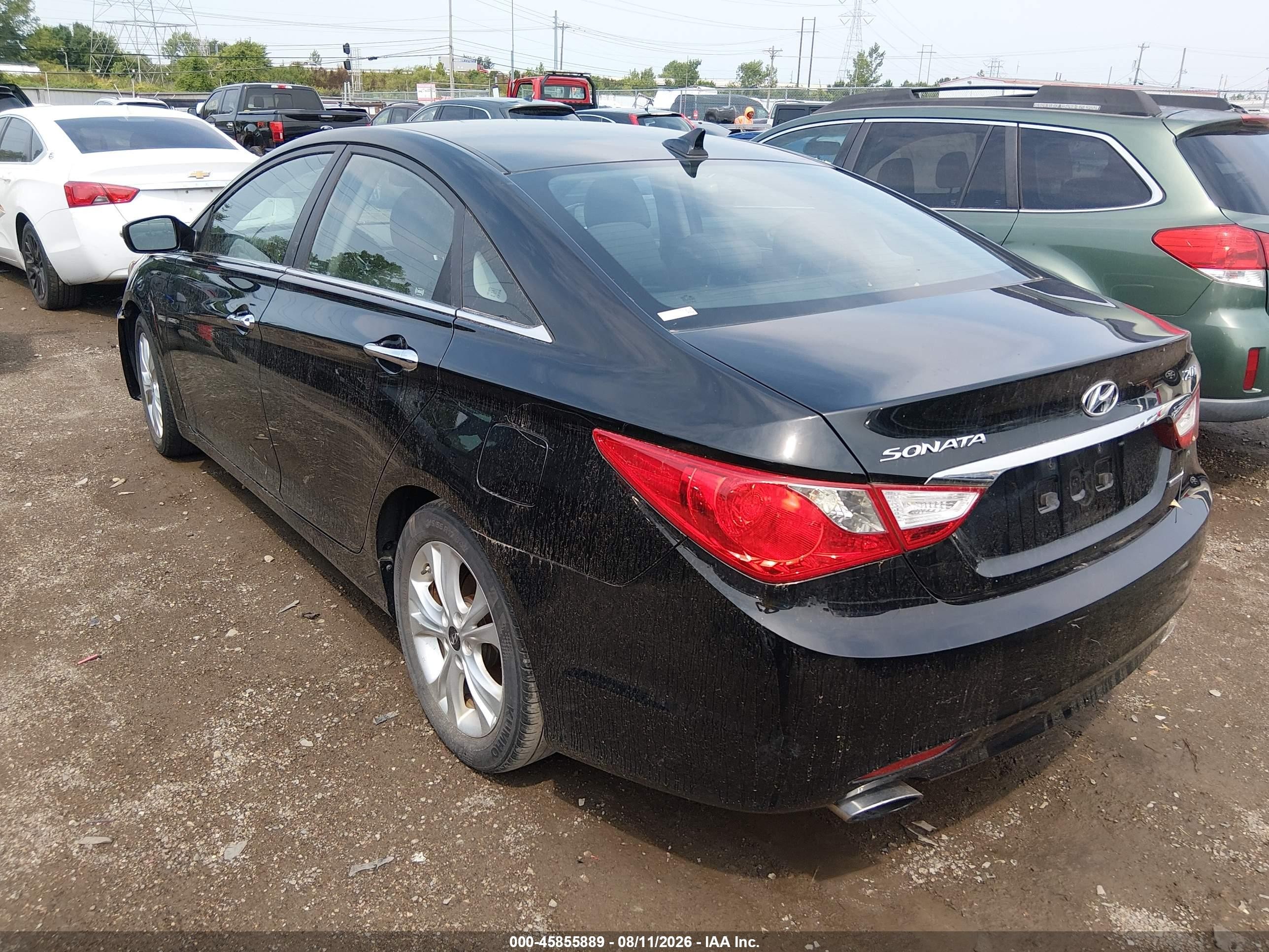 2011 Hyundai Sonata Limited 2.0t Black vin: 5NPEC4AB9BH298283