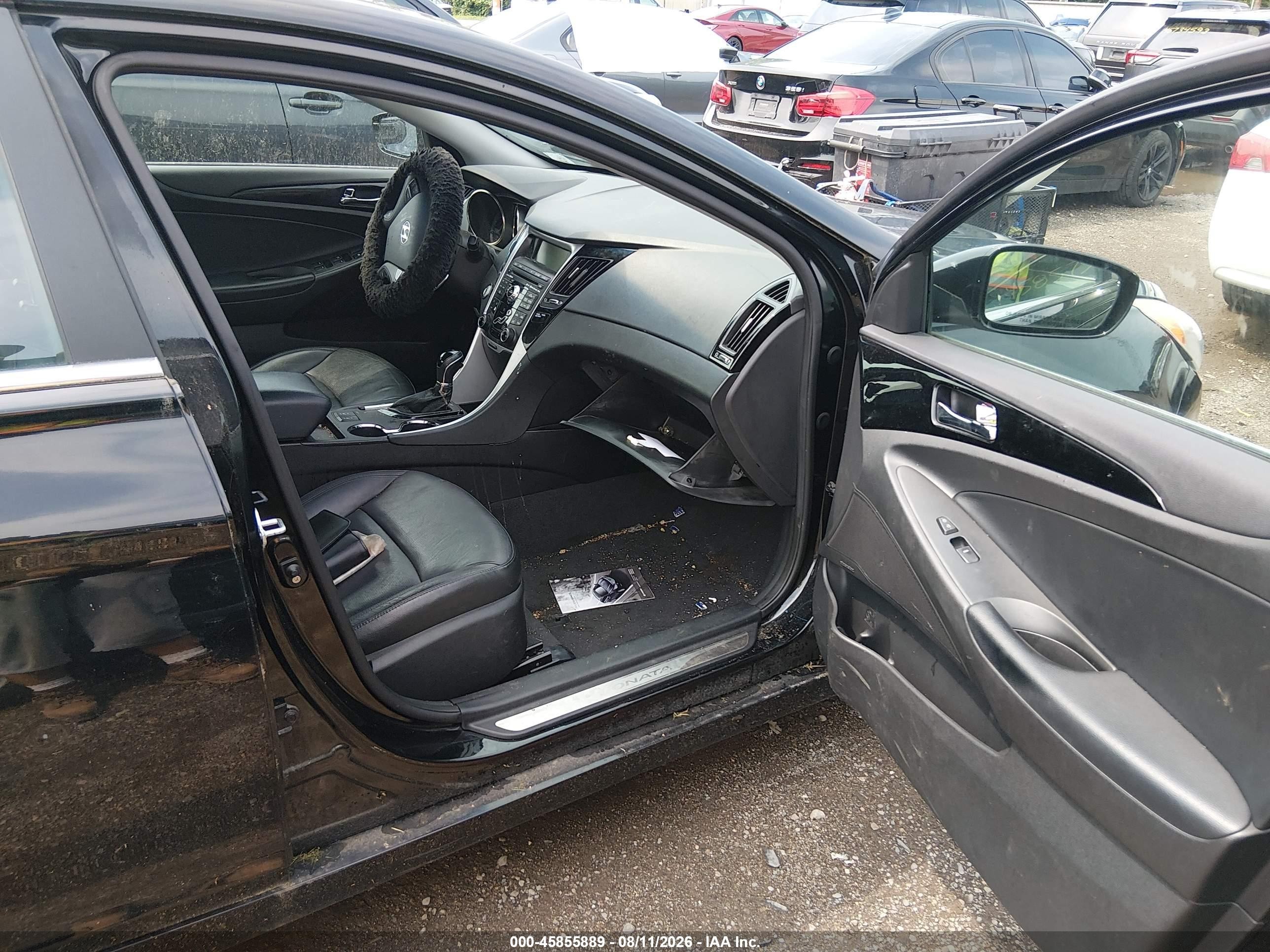 2011 Hyundai Sonata Limited 2.0t Black vin: 5NPEC4AB9BH298283