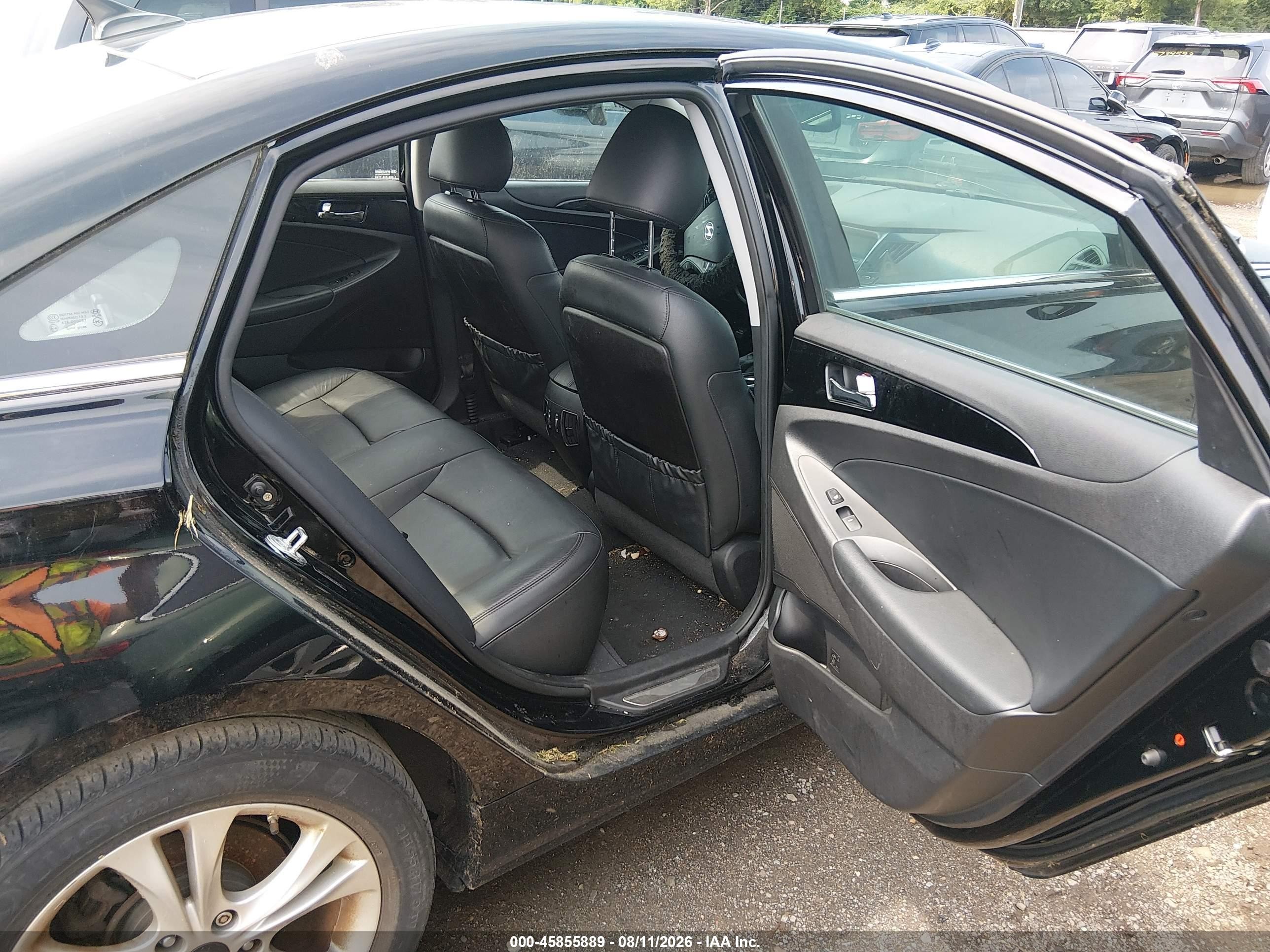 2011 Hyundai Sonata Limited 2.0t Black vin: 5NPEC4AB9BH298283