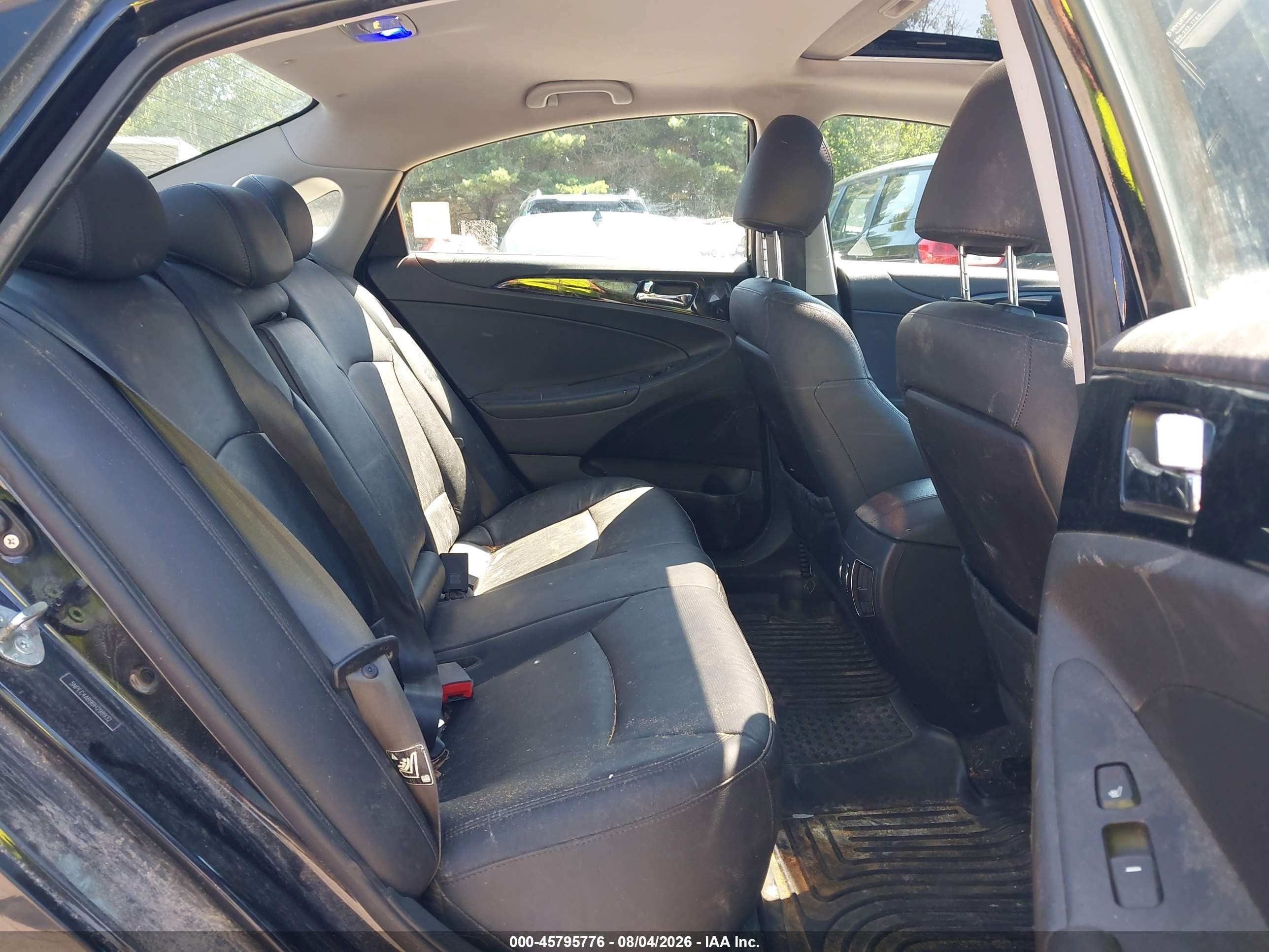 2011 Hyundai Sonata Limited 2.0t Black vin: 5NPEC4AB9BH298932