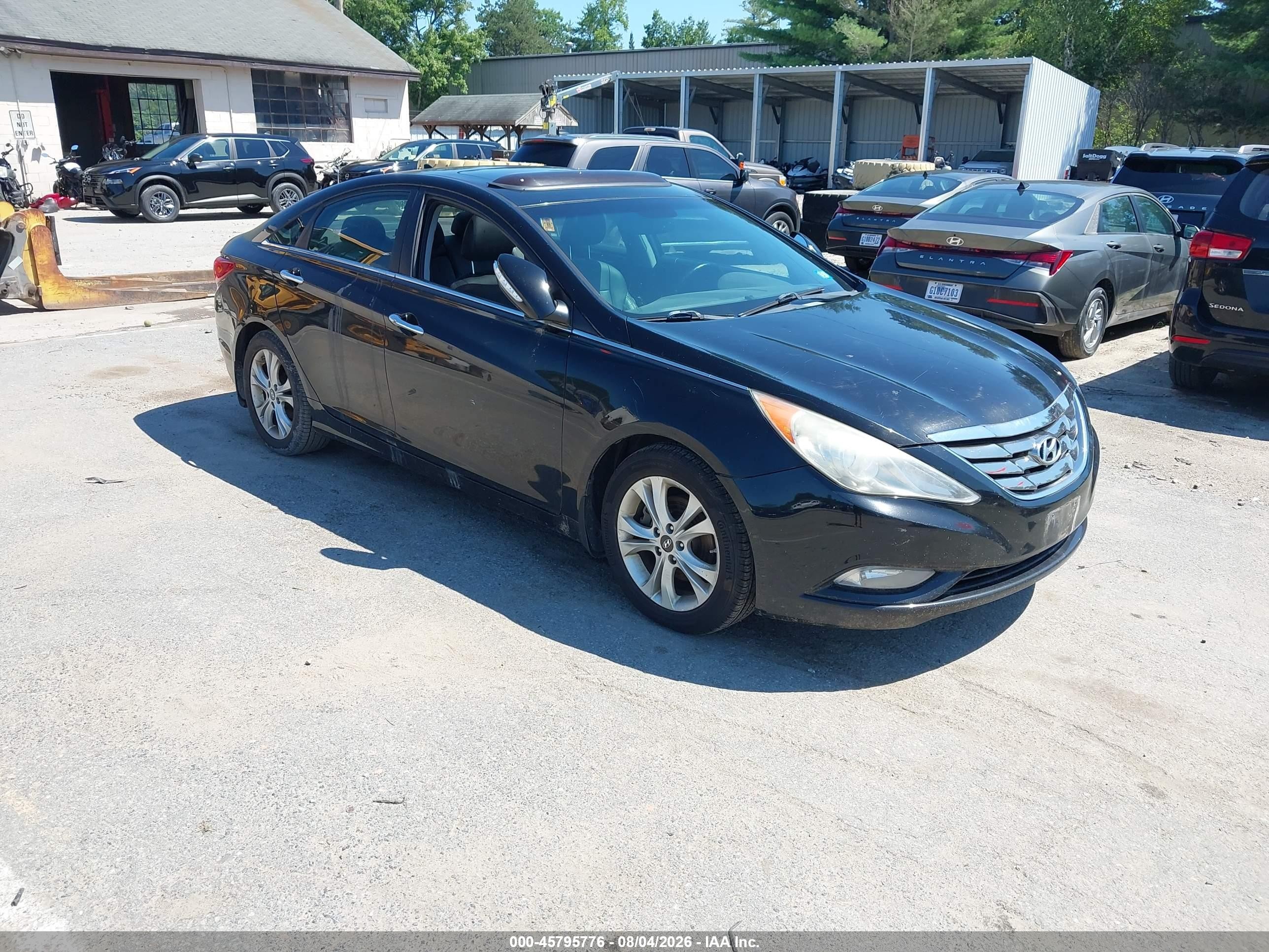 2011 Hyundai Sonata Limited 2.0t Black vin: 5NPEC4AB9BH298932