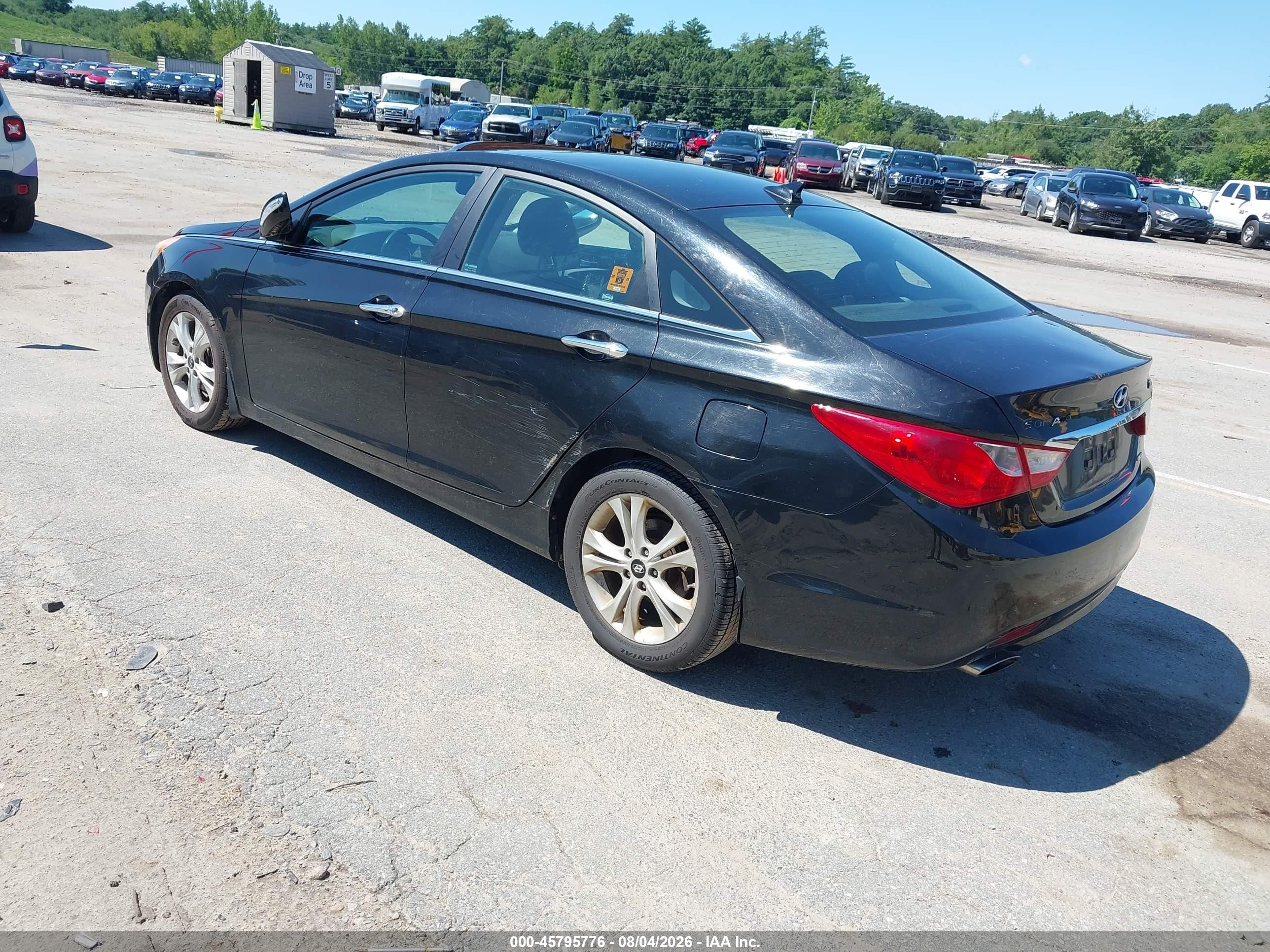 2011 Hyundai Sonata Limited 2.0t Black vin: 5NPEC4AB9BH298932