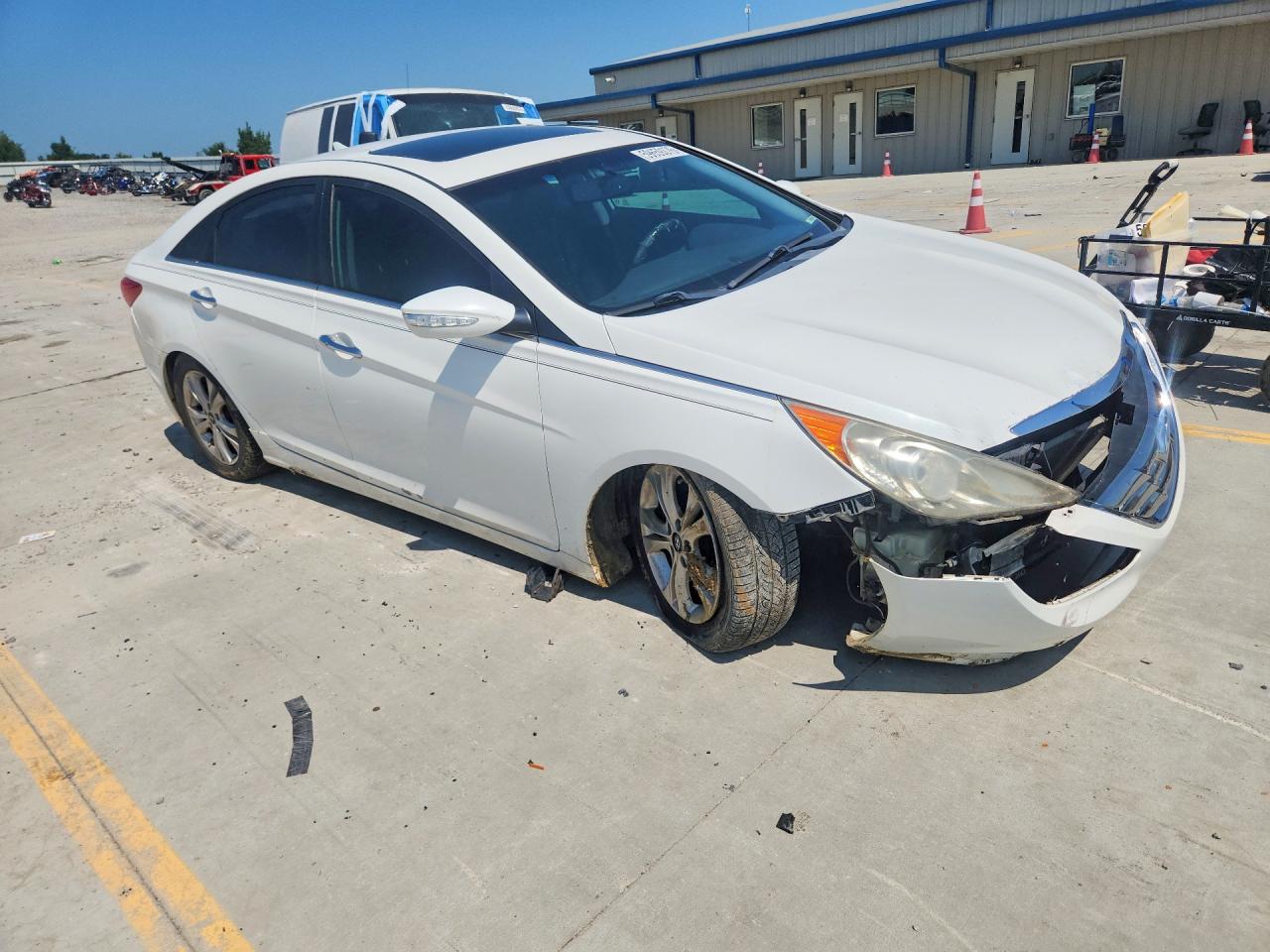 2011 Hyundai Sonata White vin: 5NPEC4AB9BH303062