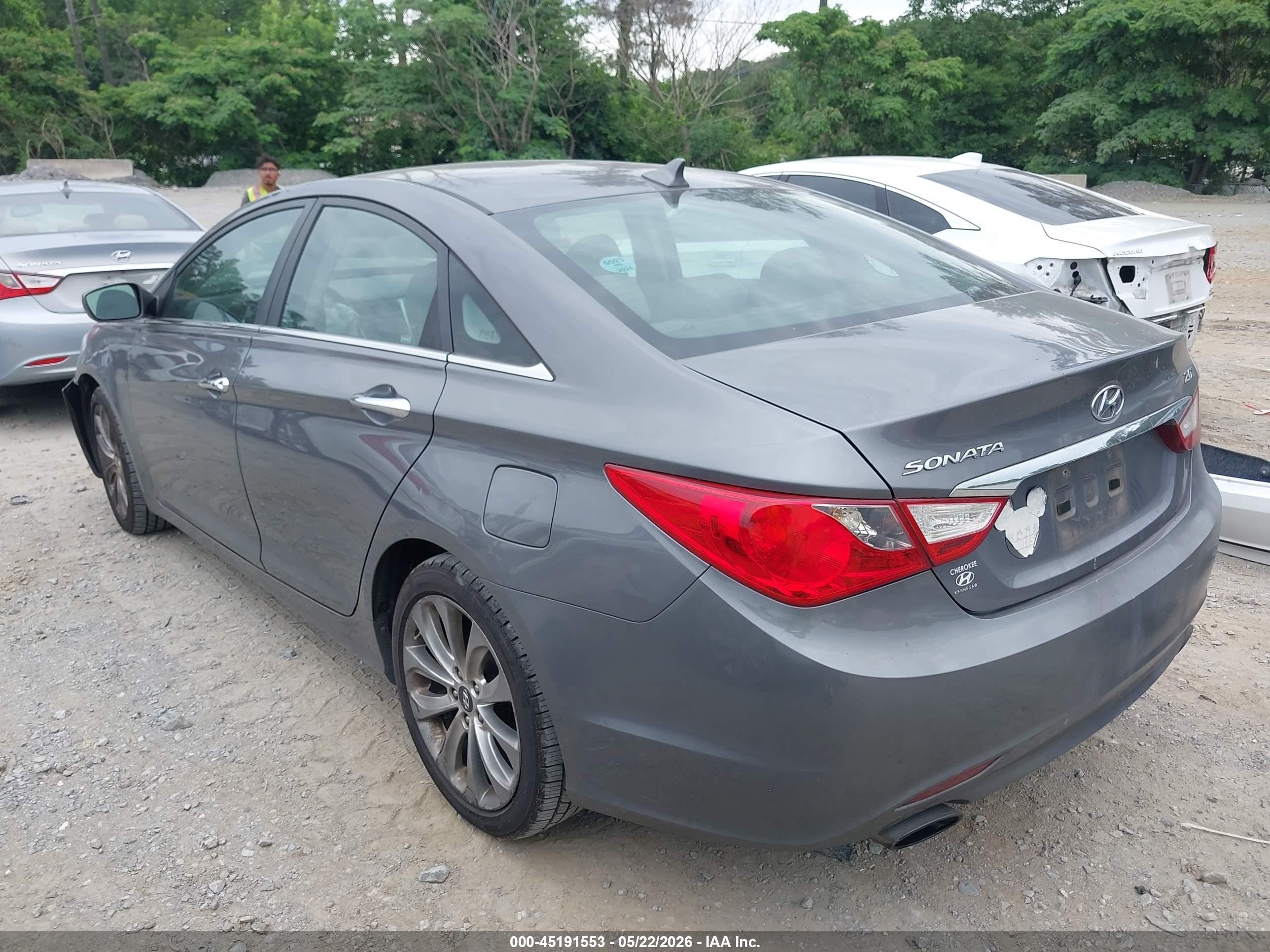 2011 Hyundai Sonata Se 2.0t Gray vin: 5NPEC4AB9BH317639