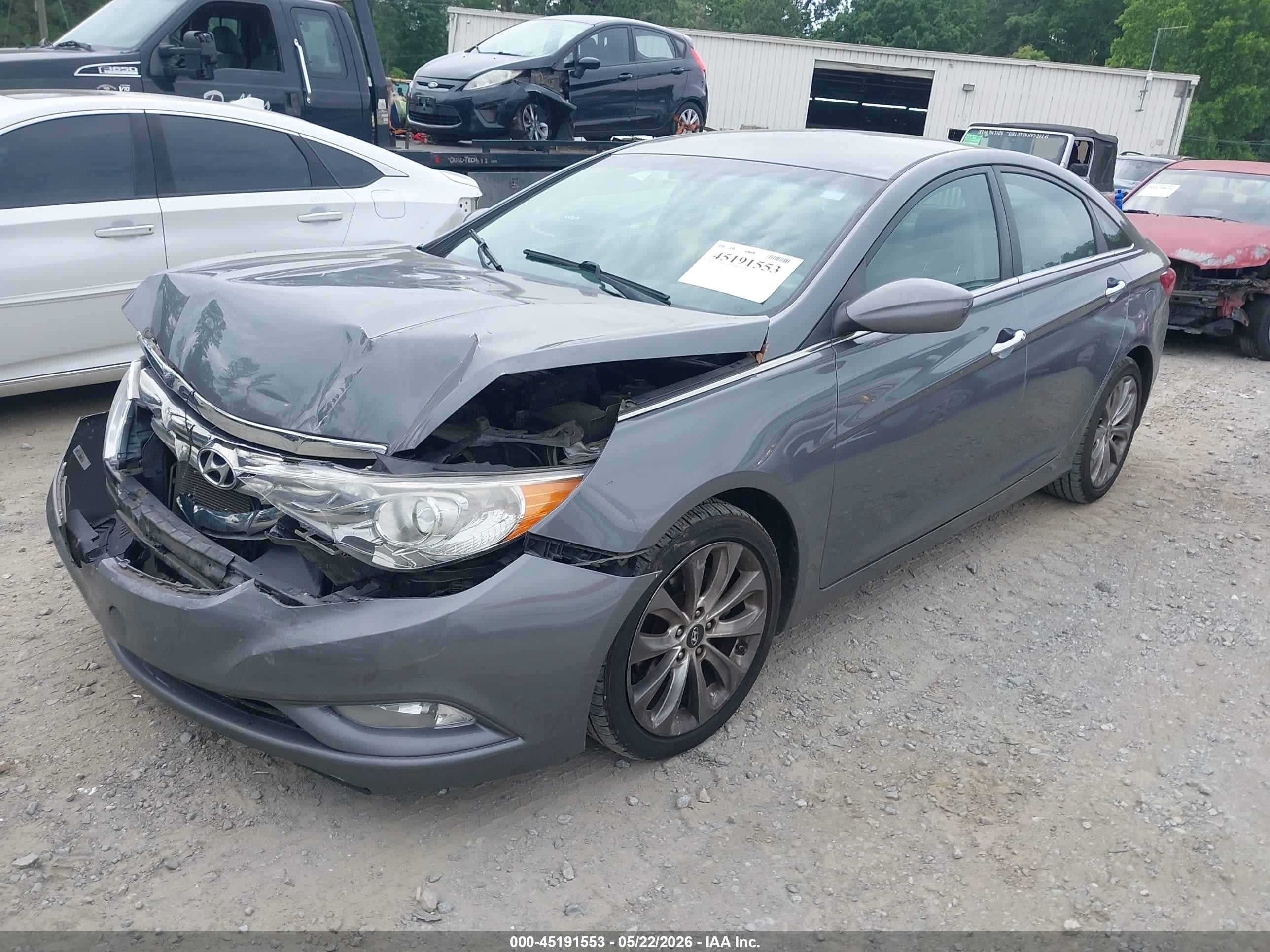 2011 Hyundai Sonata Se 2.0t Gray vin: 5NPEC4AB9BH317639