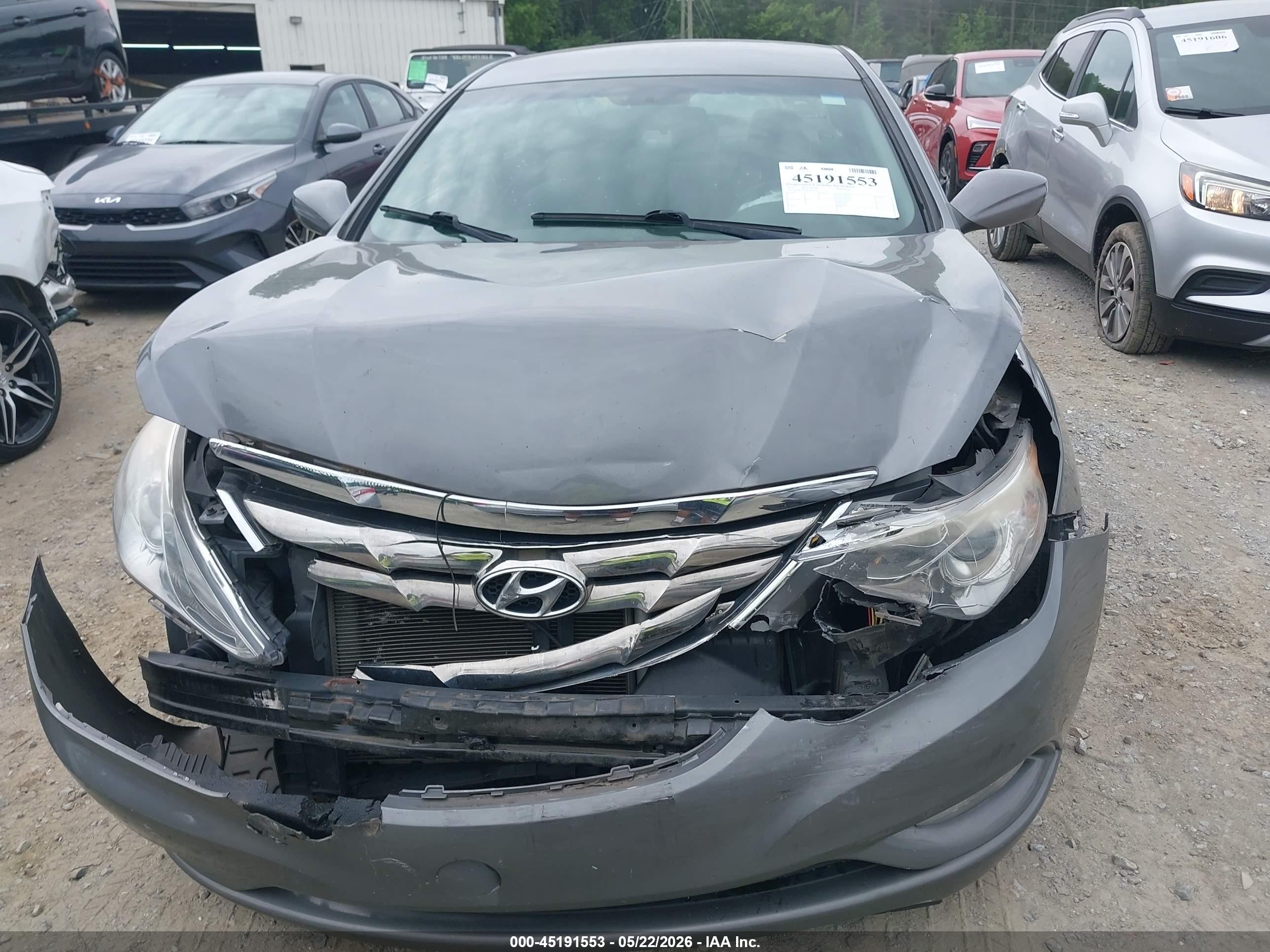2011 Hyundai Sonata Se 2.0t Gray vin: 5NPEC4AB9BH317639